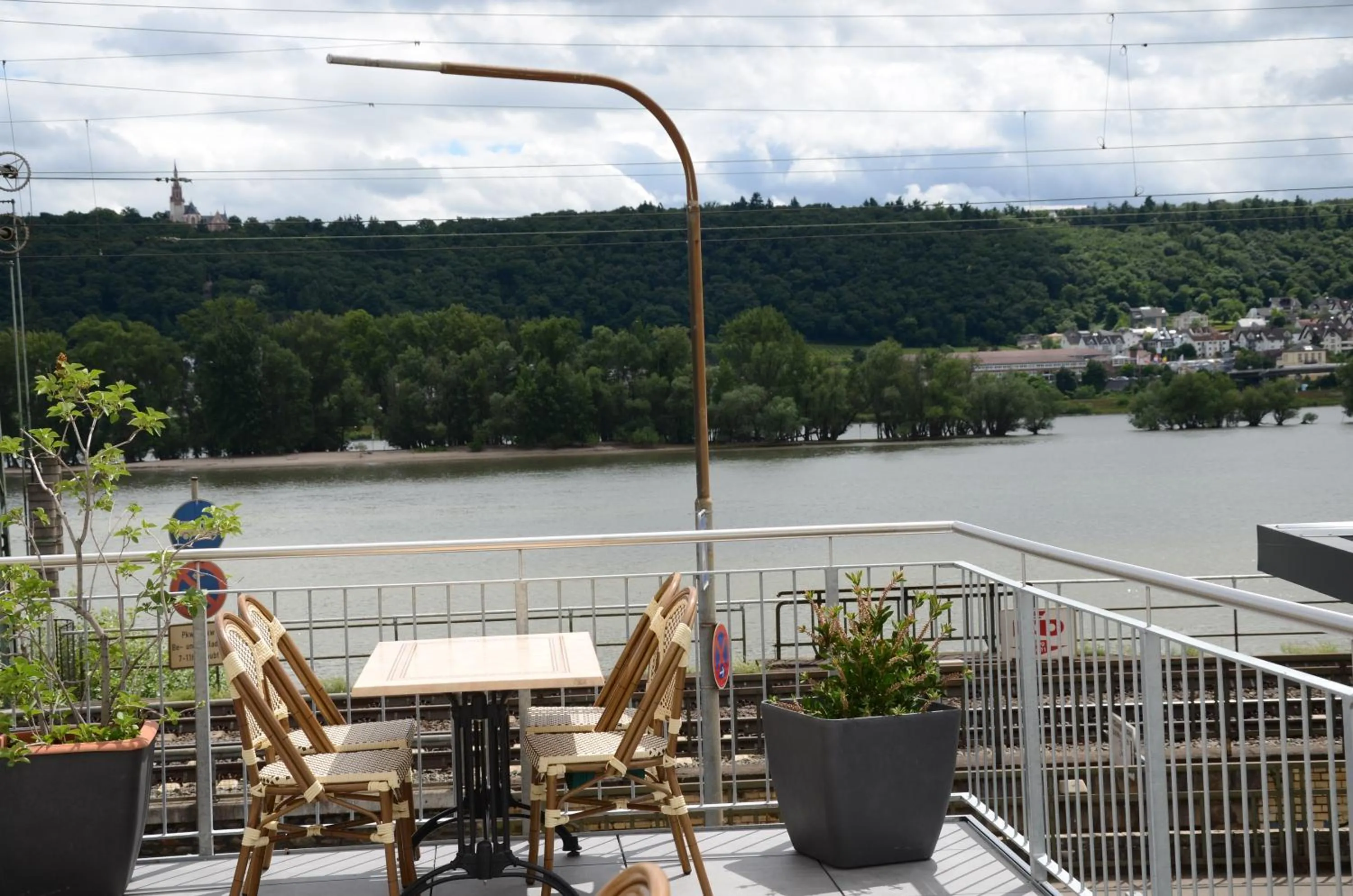 Balcony/Terrace in Hotel Rheinstein