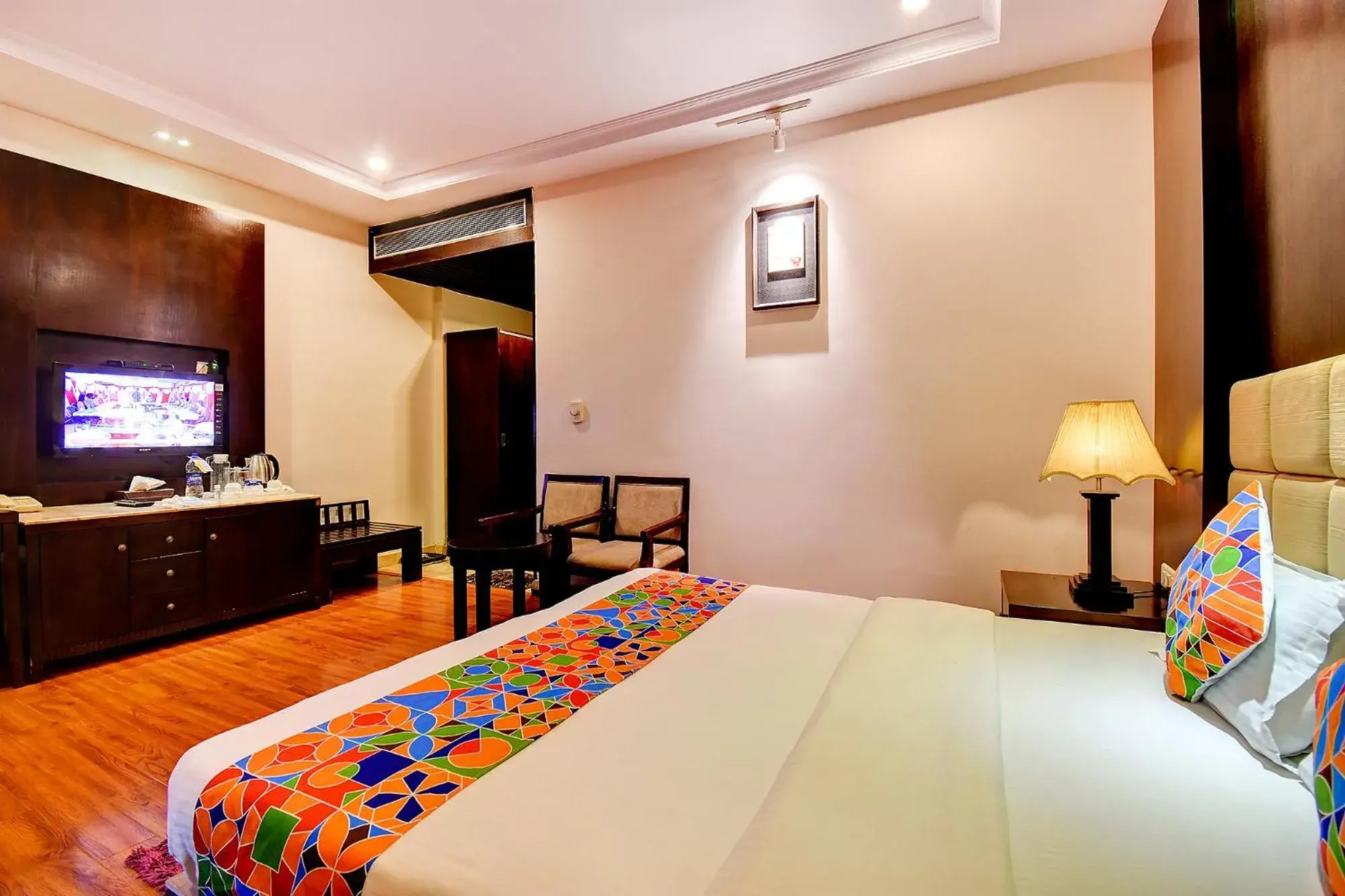 Bed in FabHotel Suvee Boutique Banashankari Bed in FabHotel Suvee Boutique Banashankari