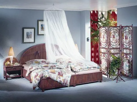 Bed in Hotel Hansen