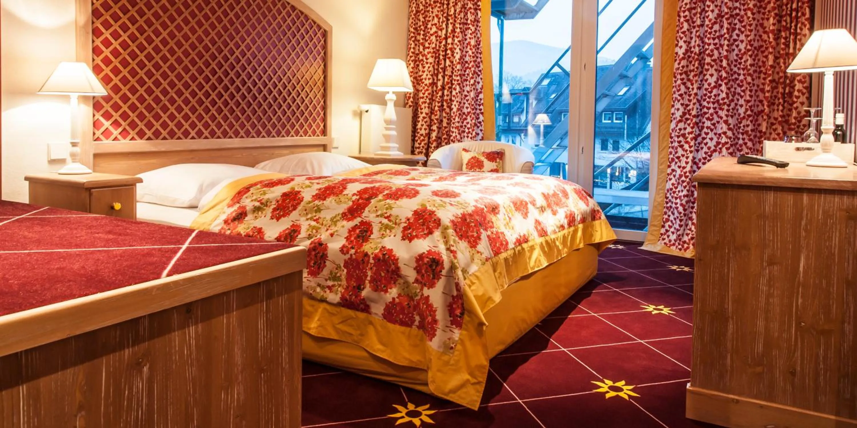 Photo of the whole room, Bed in Hotel & Restaurant Sonne