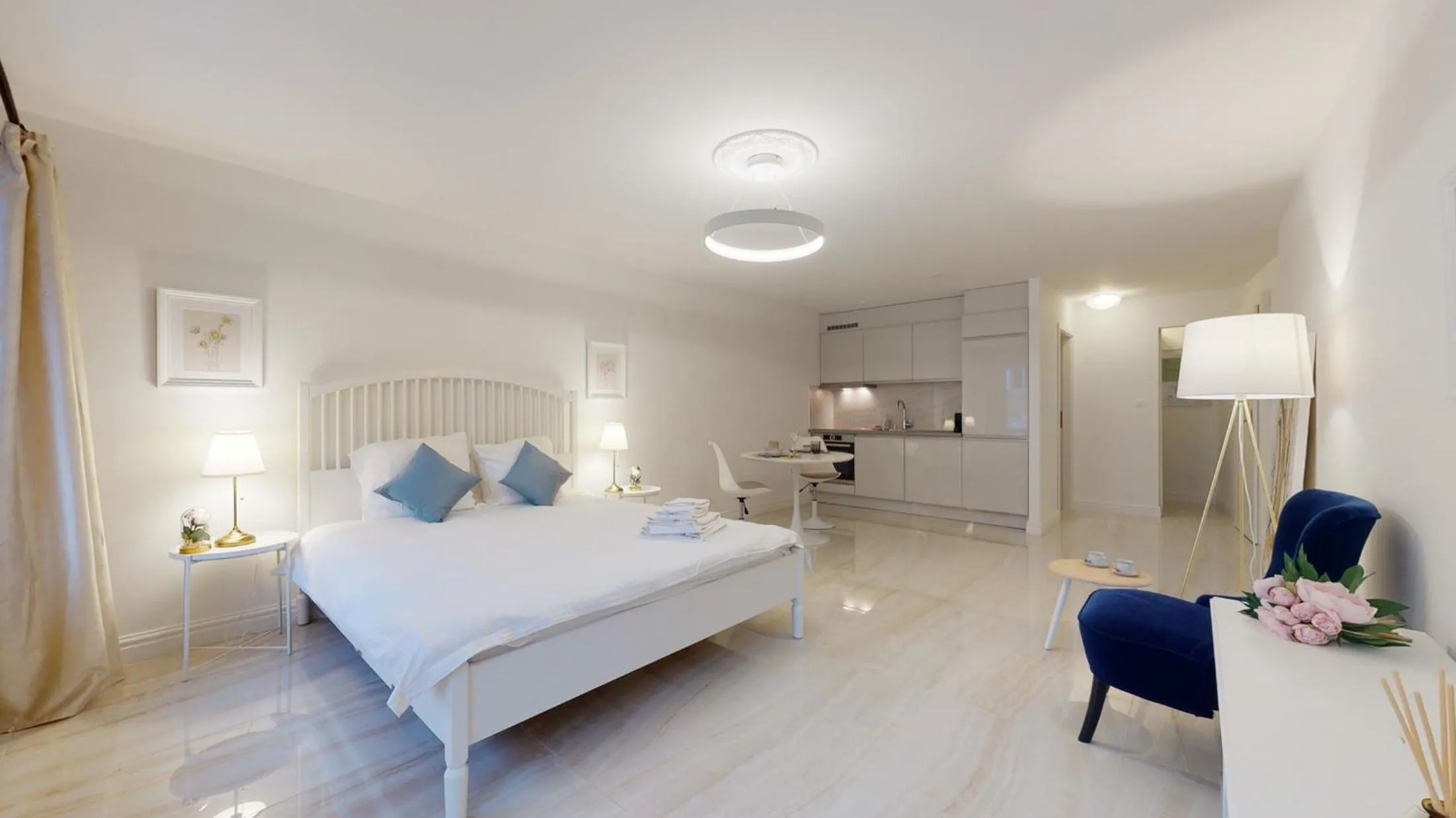 Bed in DA-DA Gallery Appart - modern and luxury studio in Boudry