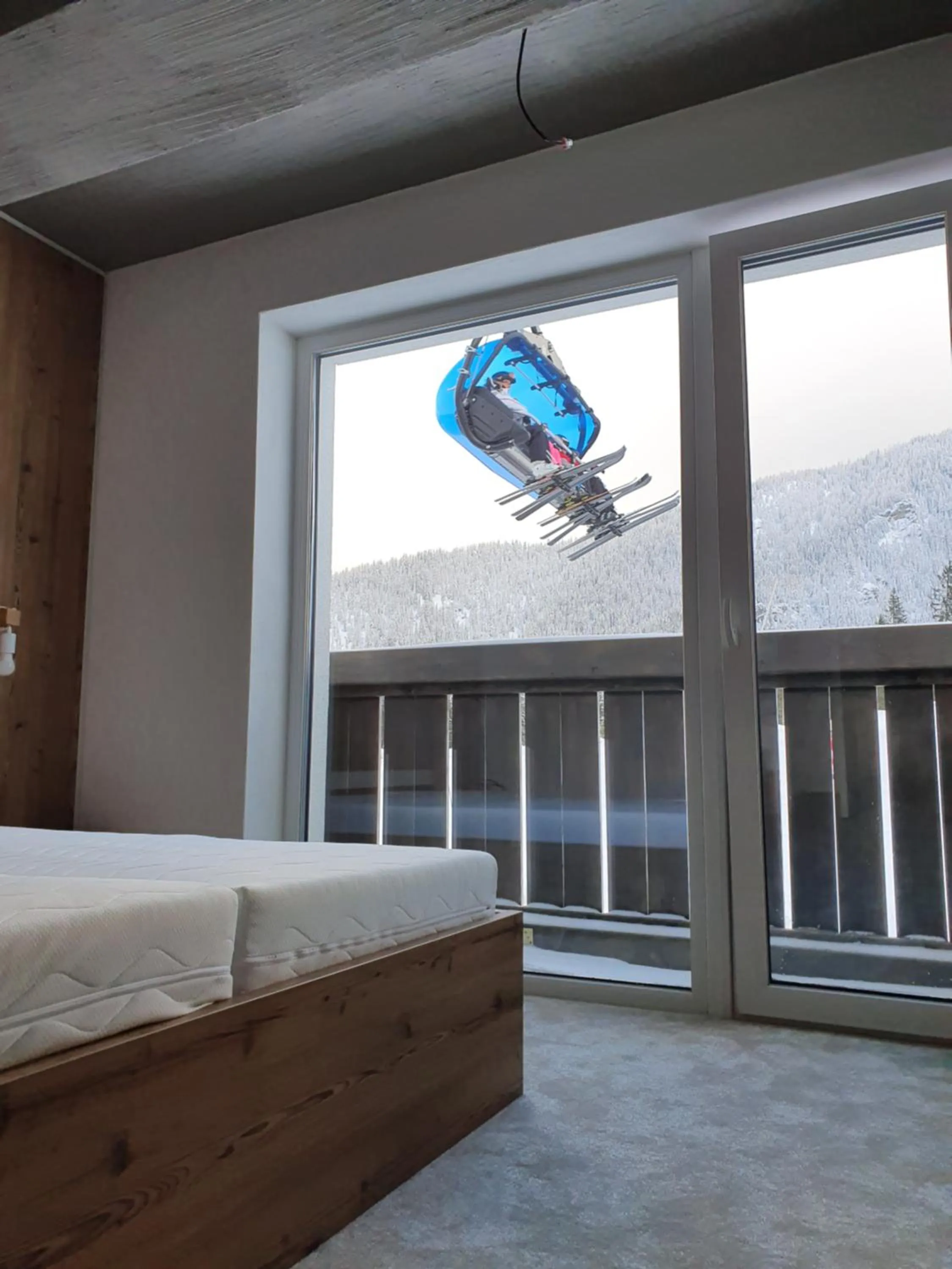 Skiing, Bed in Apartmány Tri sestry Jasná