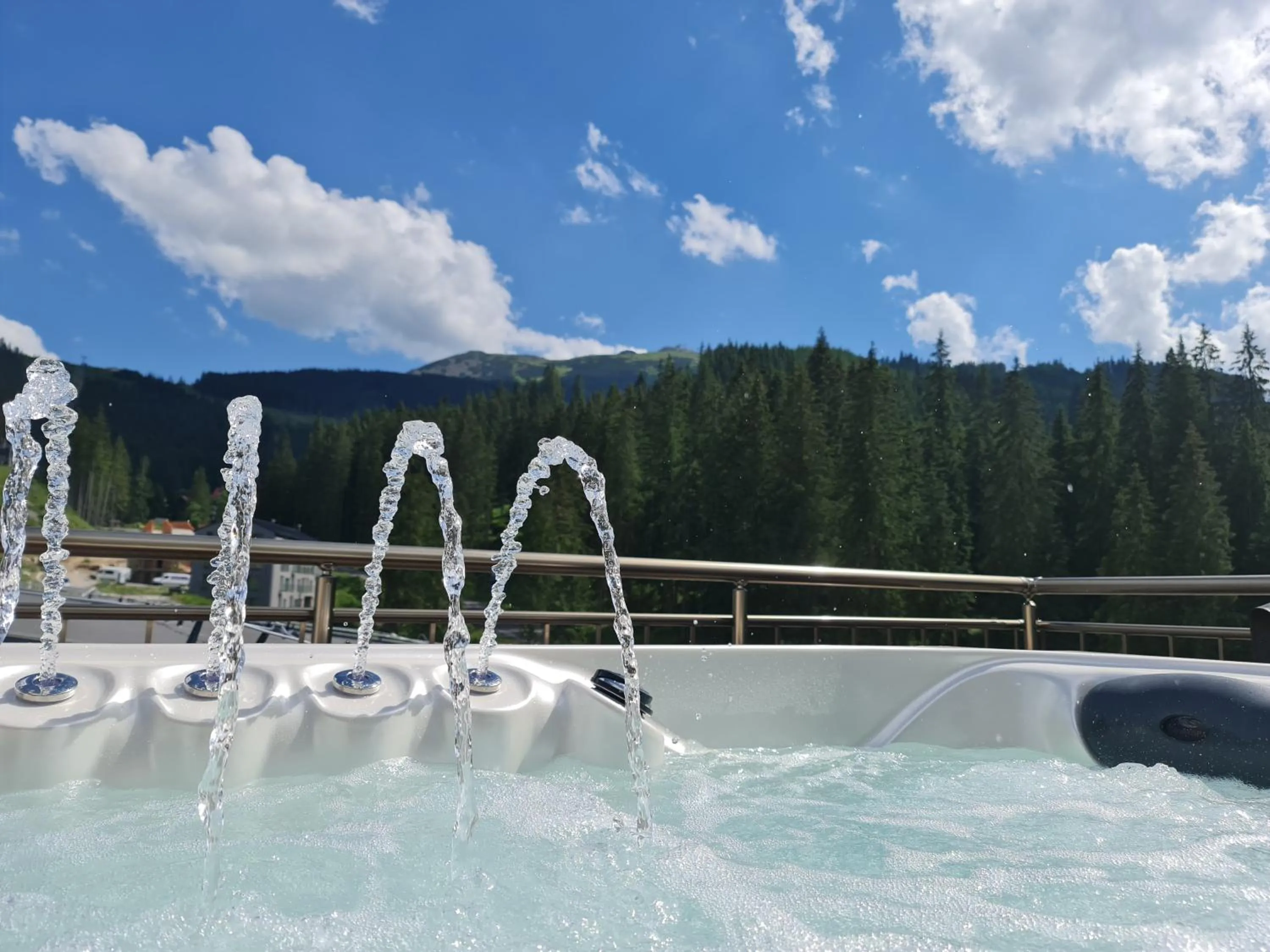 Hot Tub in Apartmány Tri sestry Jasná