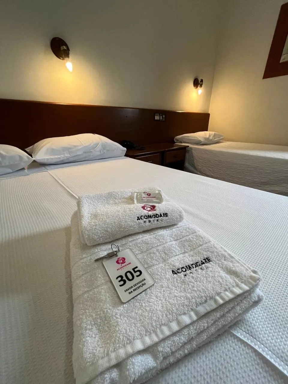 Bed in ACOMODARE HOTEL- SOB NOVA Direção