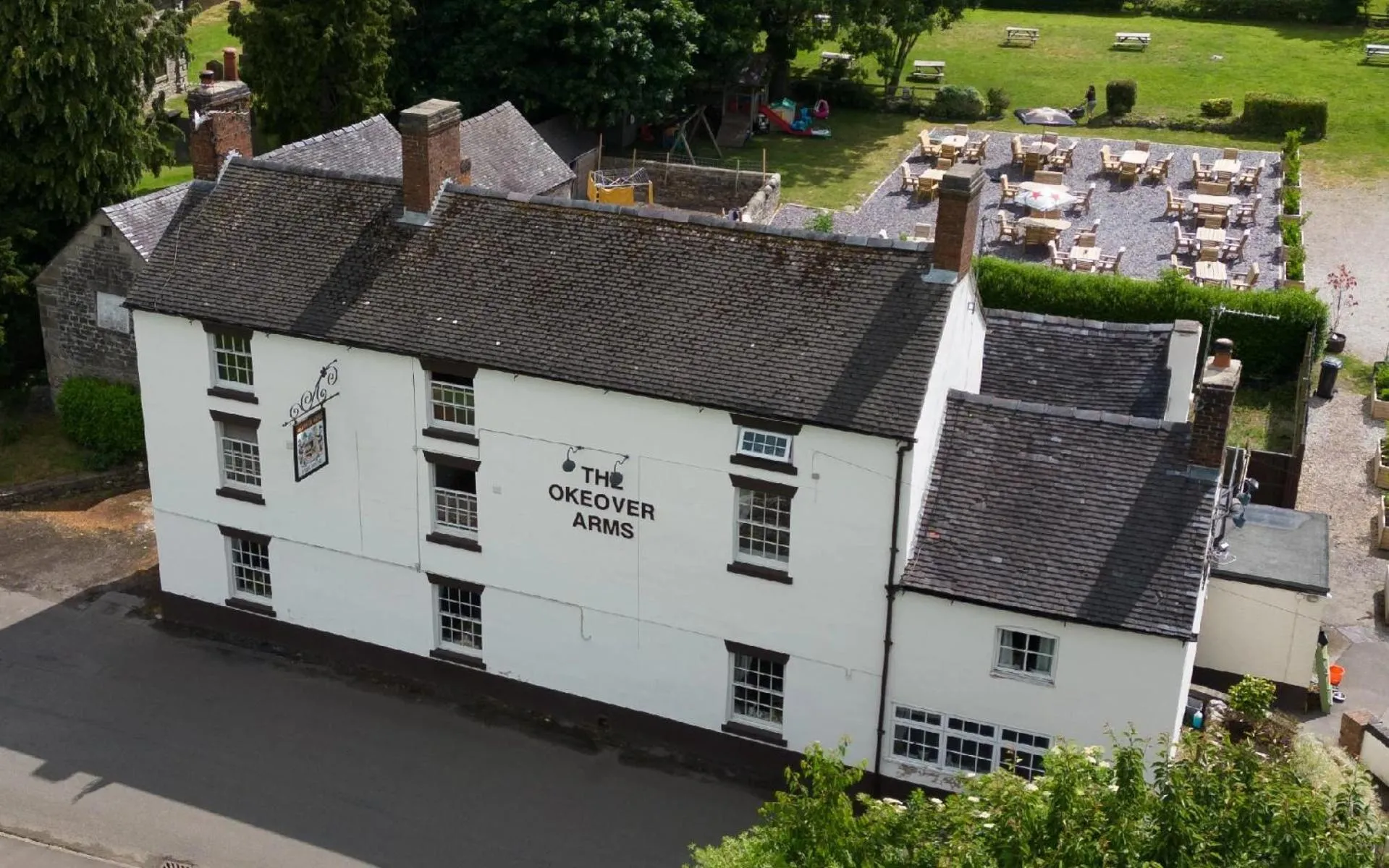 Property building in The Okeover Arms