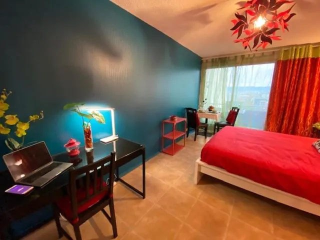 Bedroom, Bed in Les Meublés les Dômes du Parc