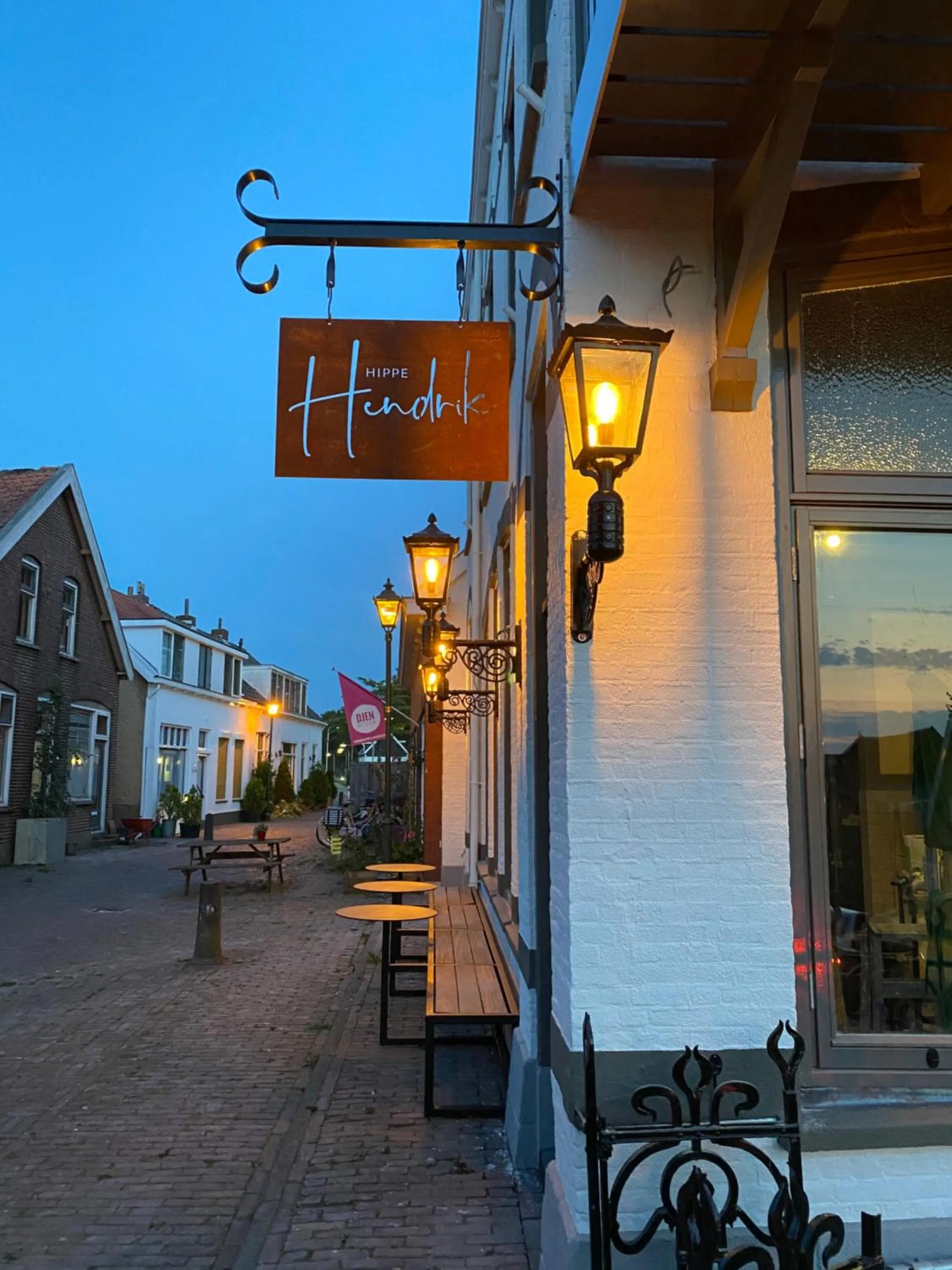 Balcony/Terrace in Boutique hotel Hippe Hendrik