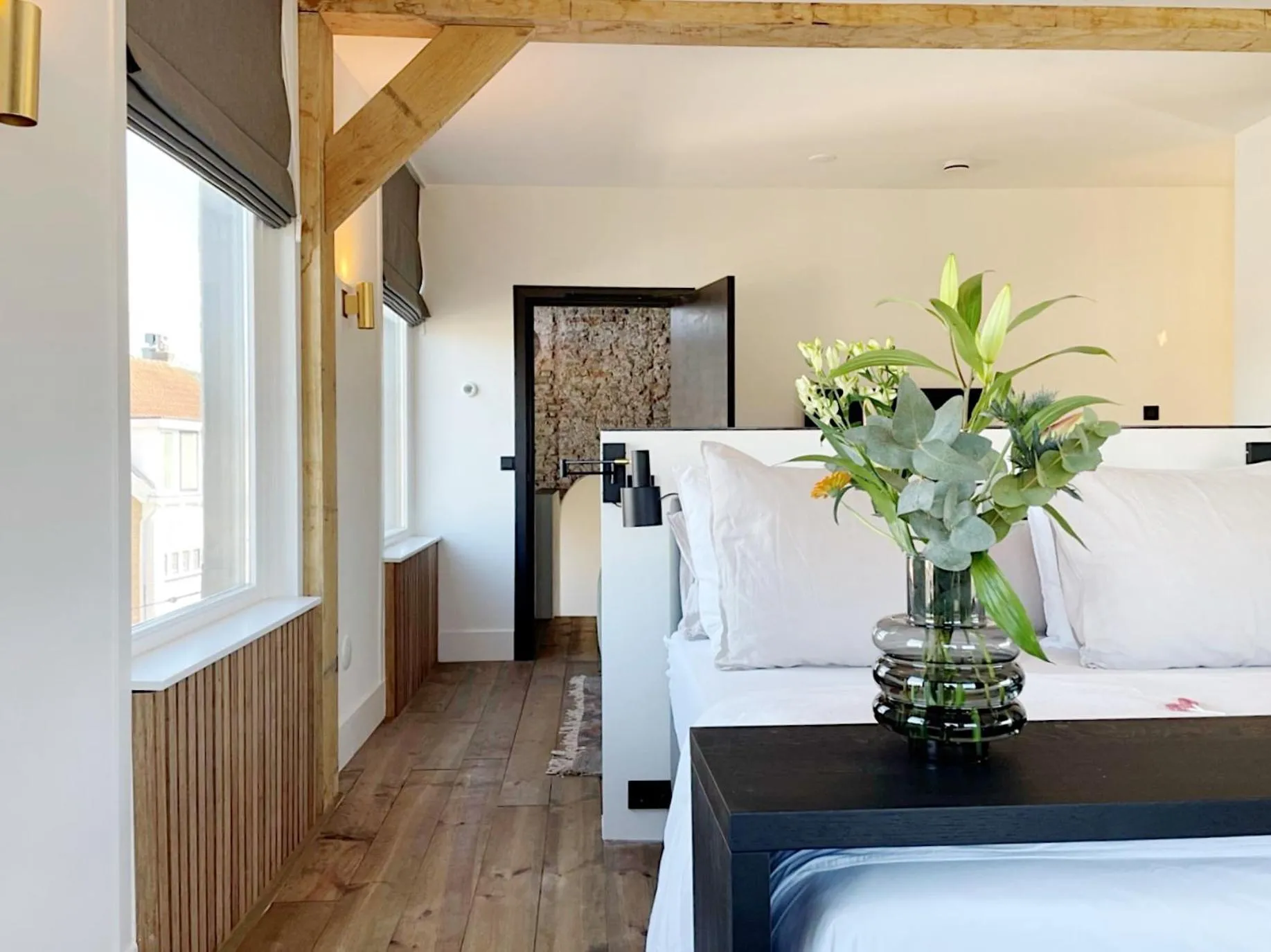 Bed in Boutique hotel Hippe Hendrik