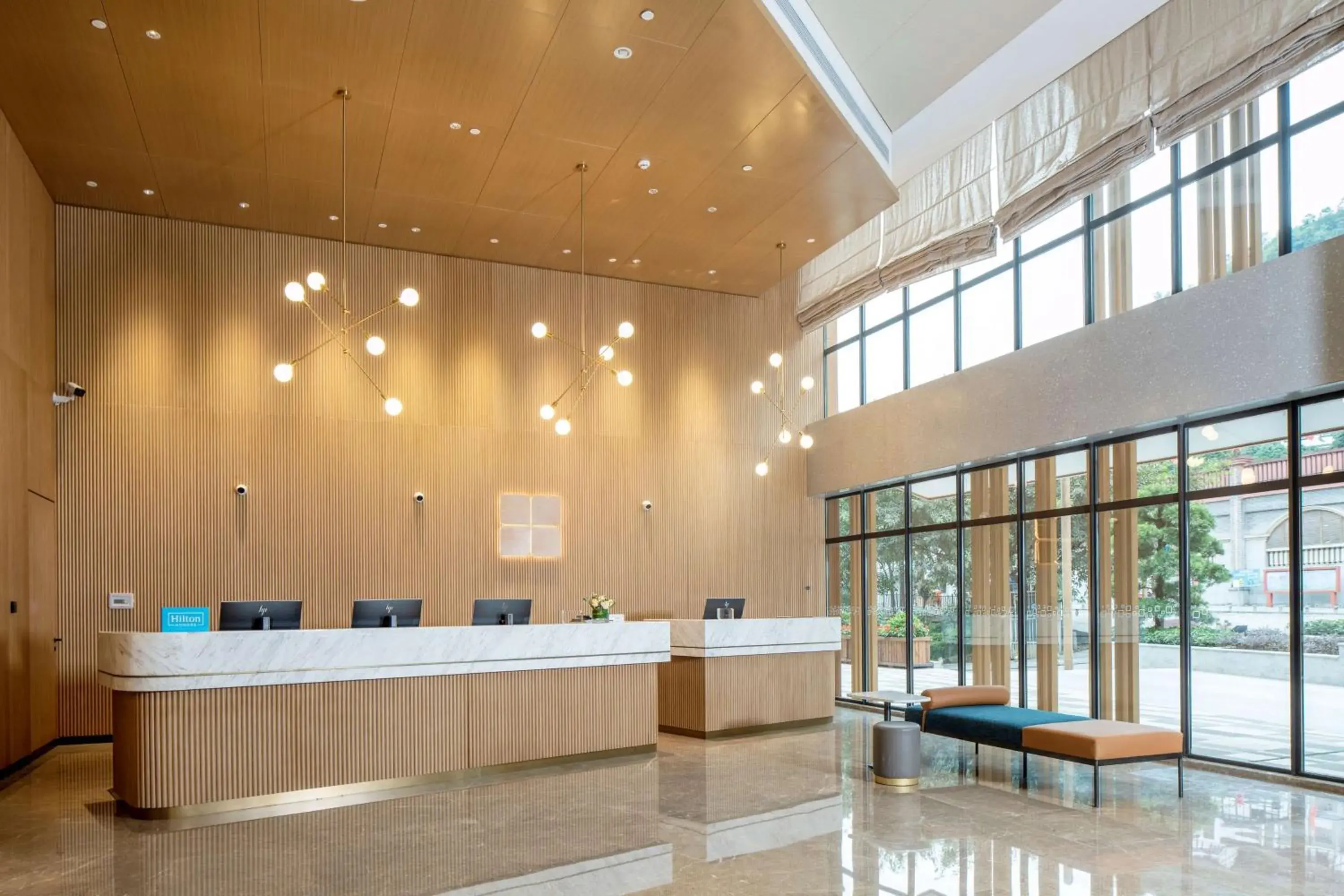 Lobby or reception in Hilton Garden Inn Guizhou Maotai Town Lobby or reception in Hilton Garden Inn Guizhou Maotai Town