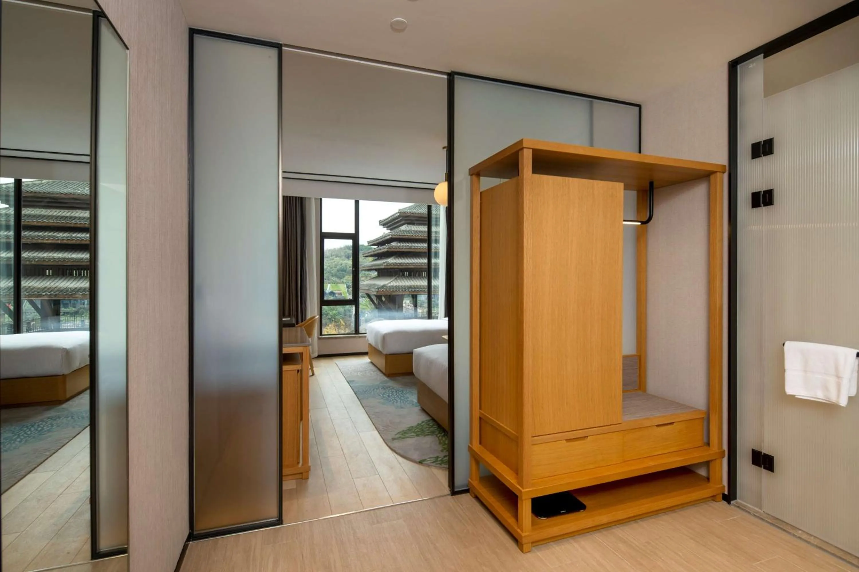 Bed in Hilton Garden Inn Guizhou Maotai Town