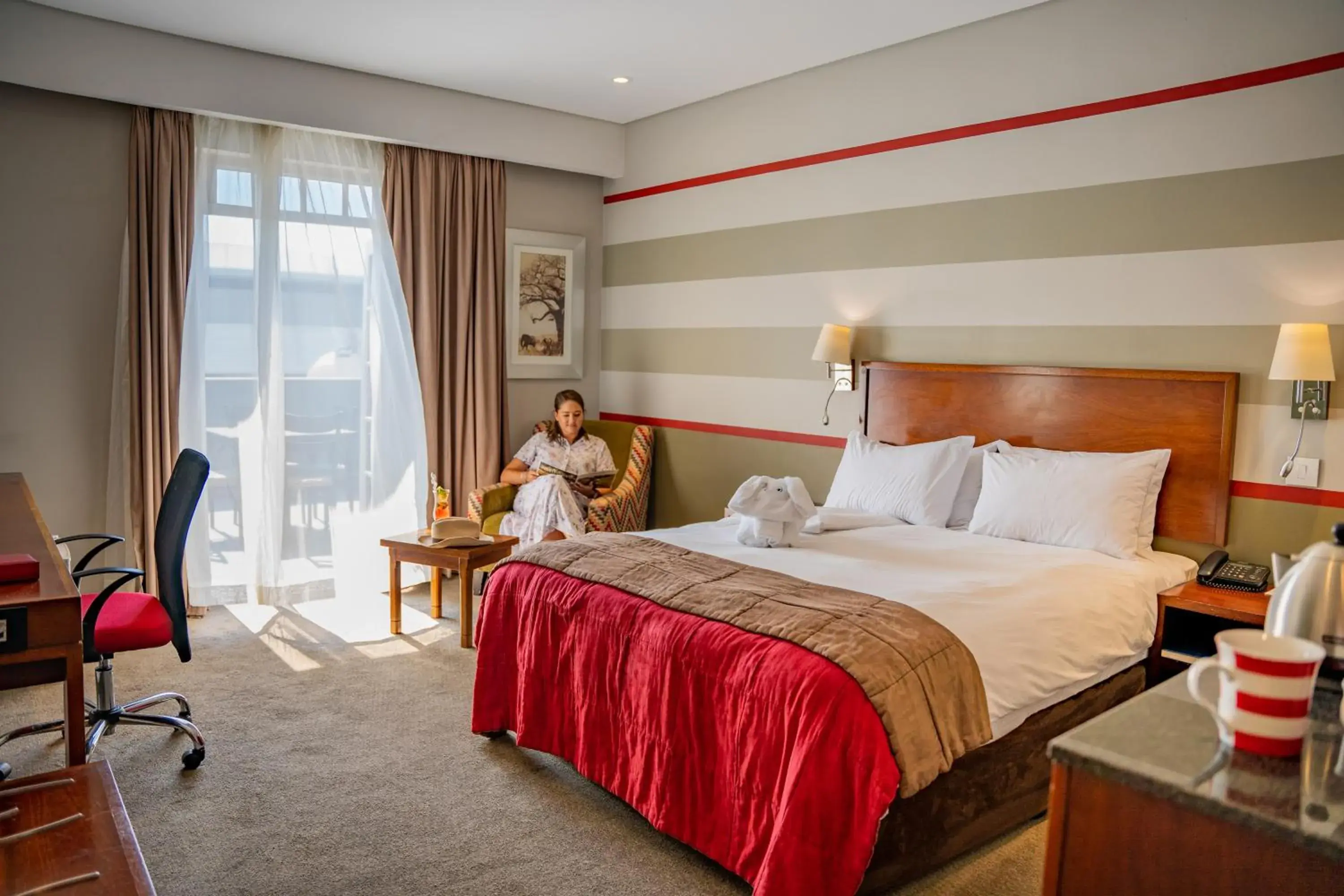 Photo of the whole room, Bed in Indaba Lodge Gaborone Photo of the whole room, Bed in Indaba Lodge Gaborone