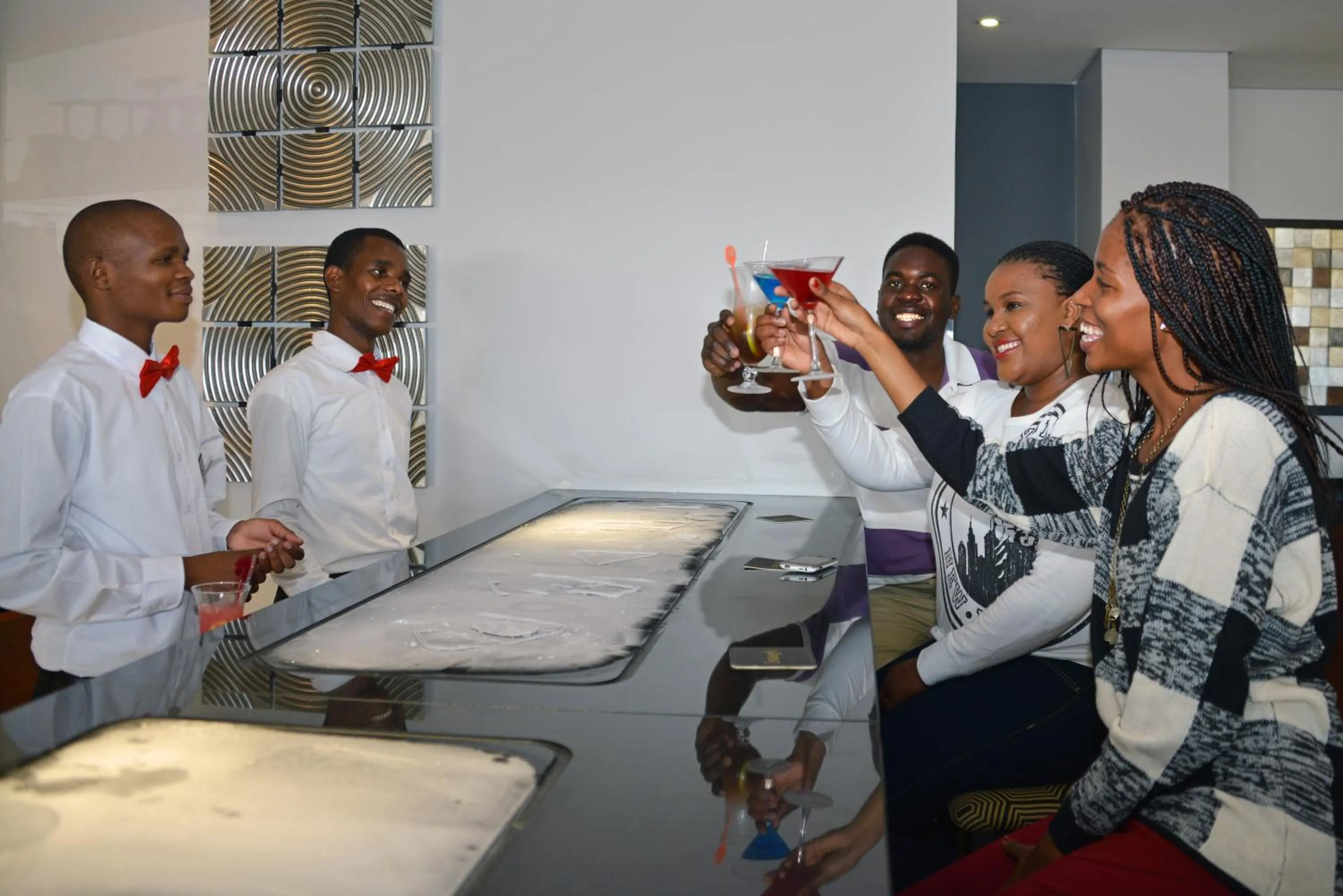 Staff in Indaba Lodge Gaborone