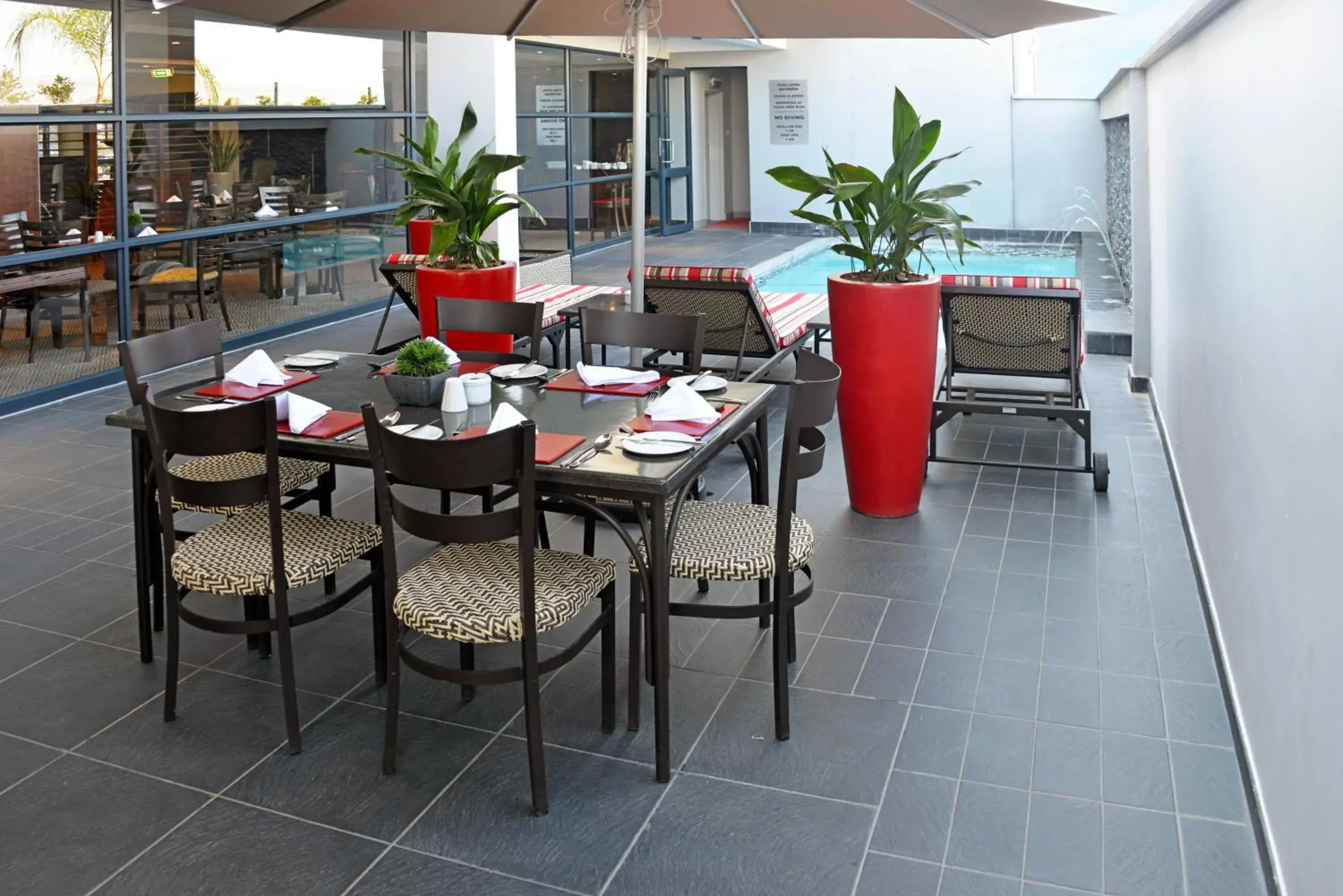 Restaurant/places to eat in Indaba Lodge Gaborone Restaurant/places to eat in Indaba Lodge Gaborone