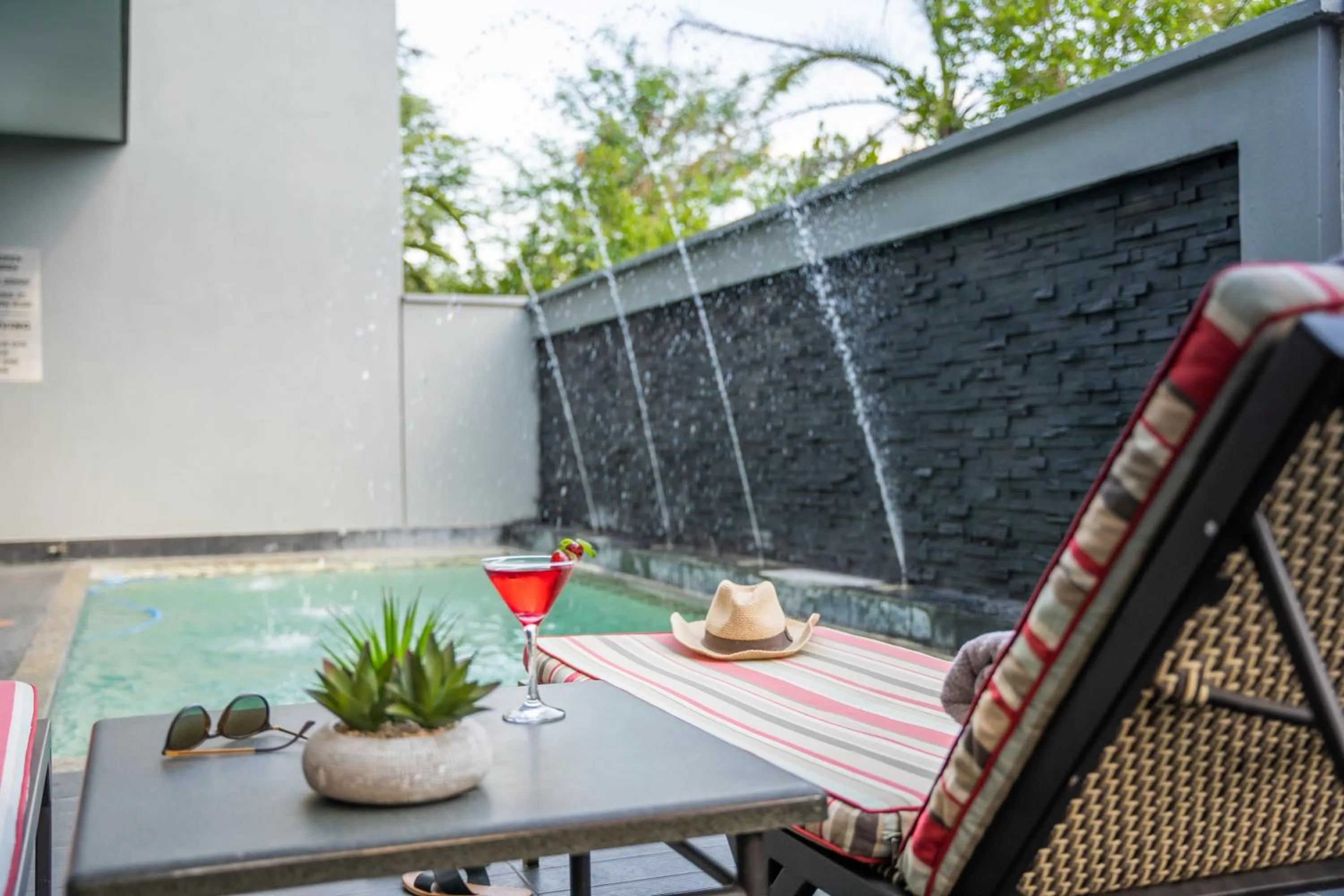 Swimming pool in Indaba Lodge Gaborone