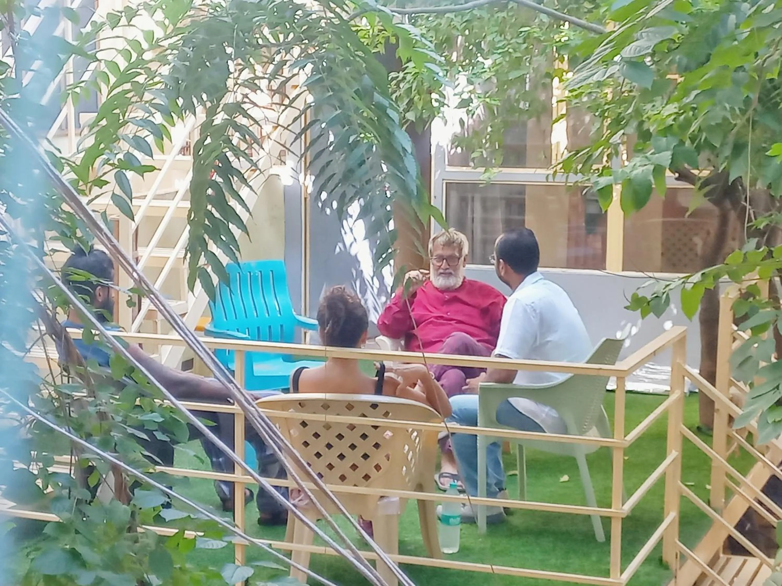 Garden in Devi music ashram