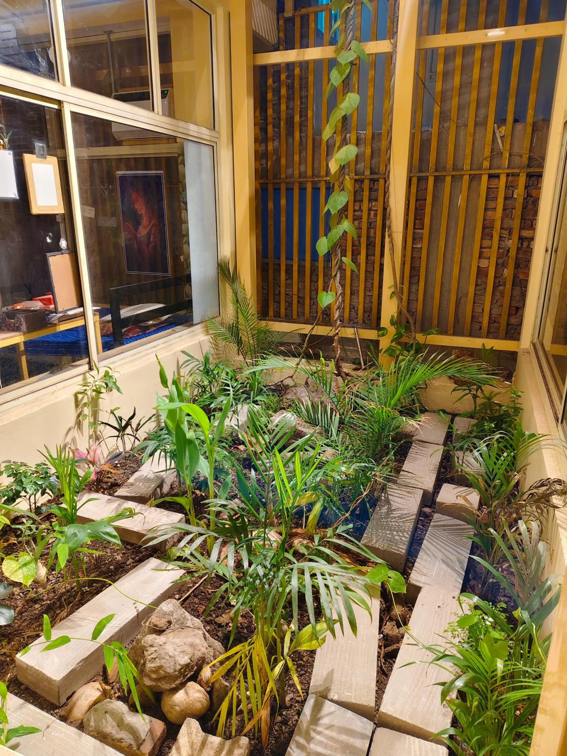 Garden in Devi music ashram