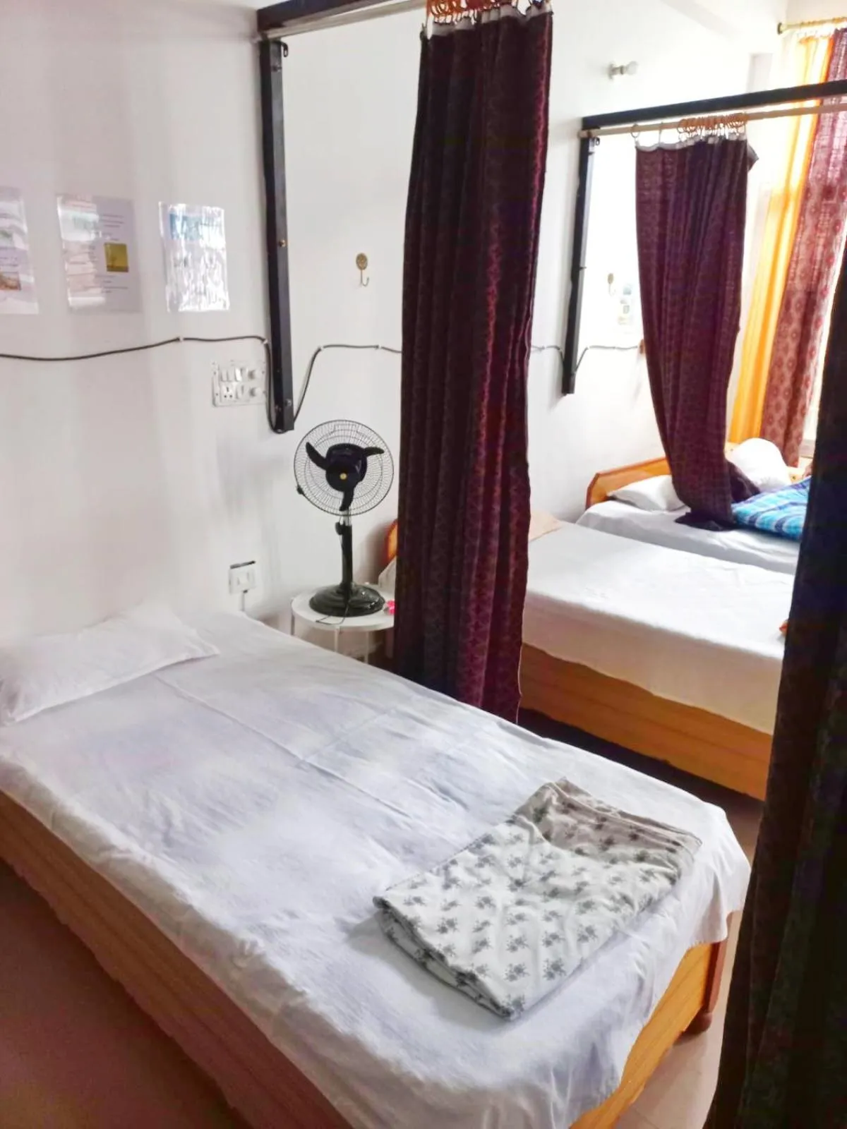 Bed in Devi music ashram