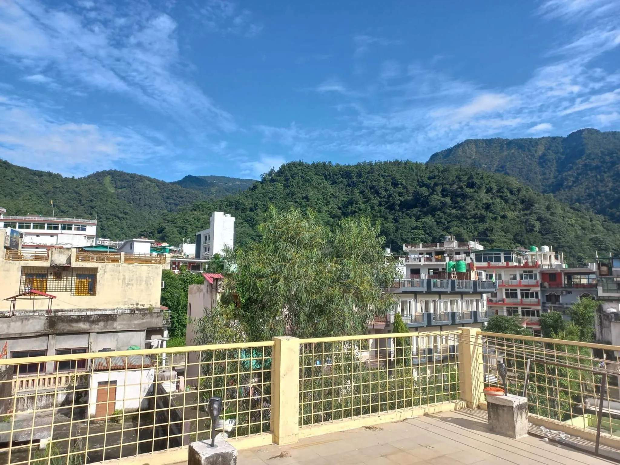 Natural landscape in Devi music ashram