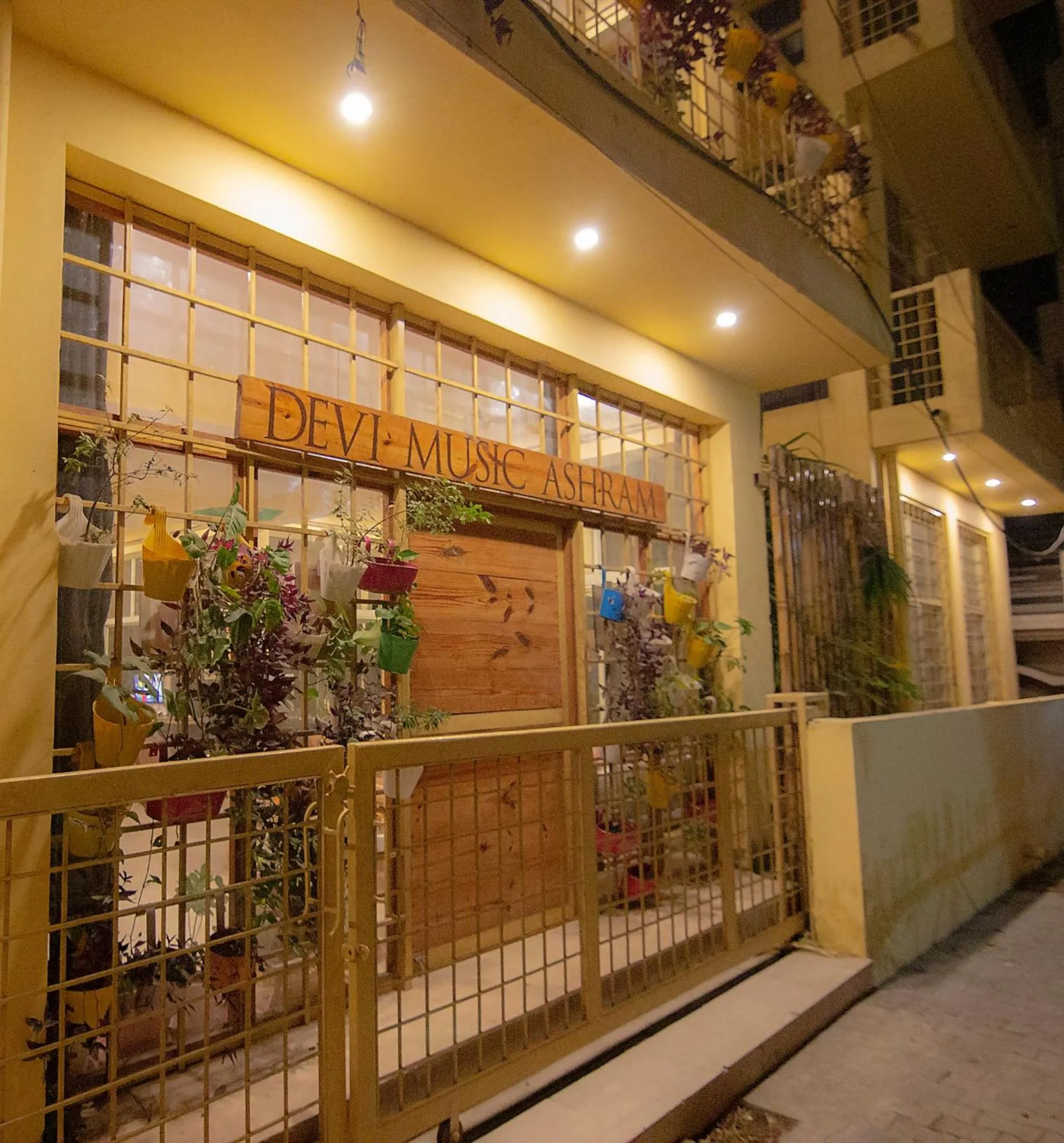 Property building in Devi music ashram