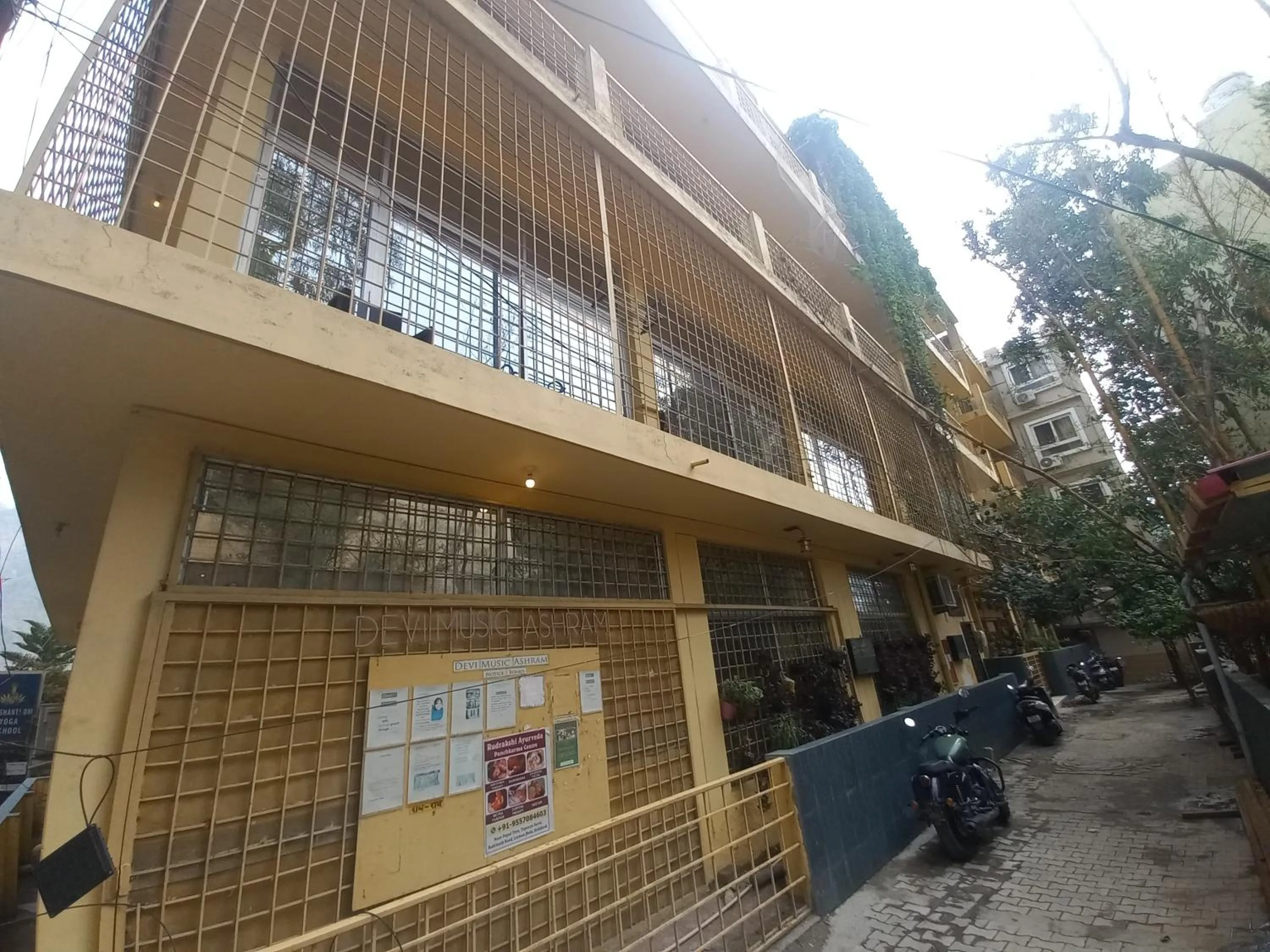 Property building in Devi music ashram