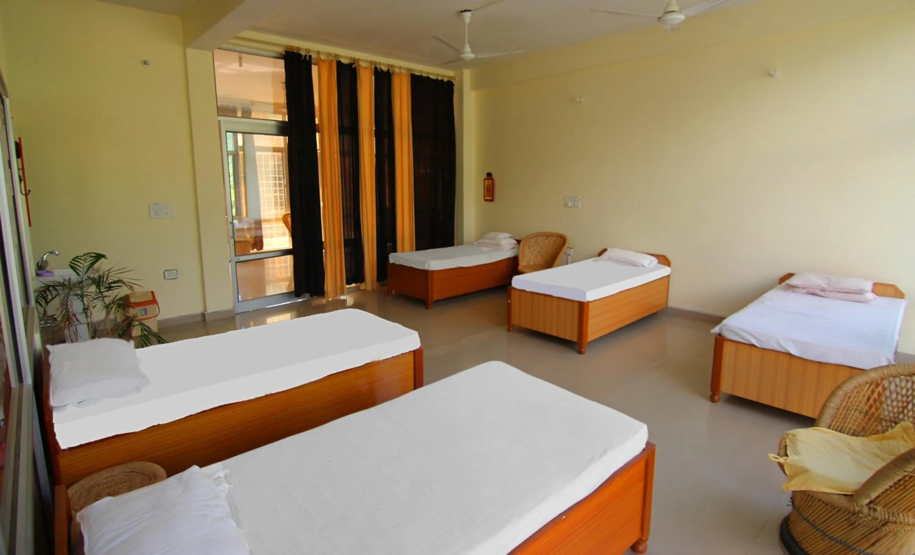 Bed in Devi music ashram