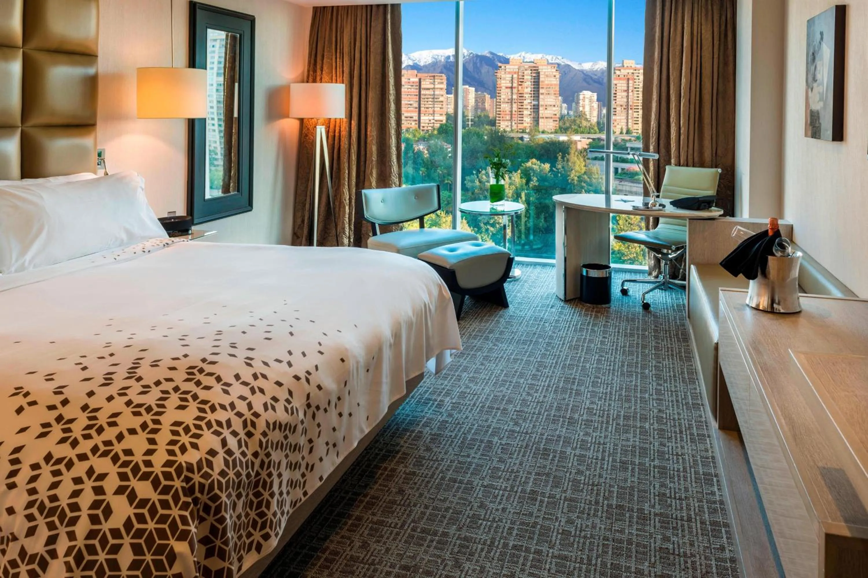 Photo of the whole room, Bed in Renaissance Santiago by Marriott