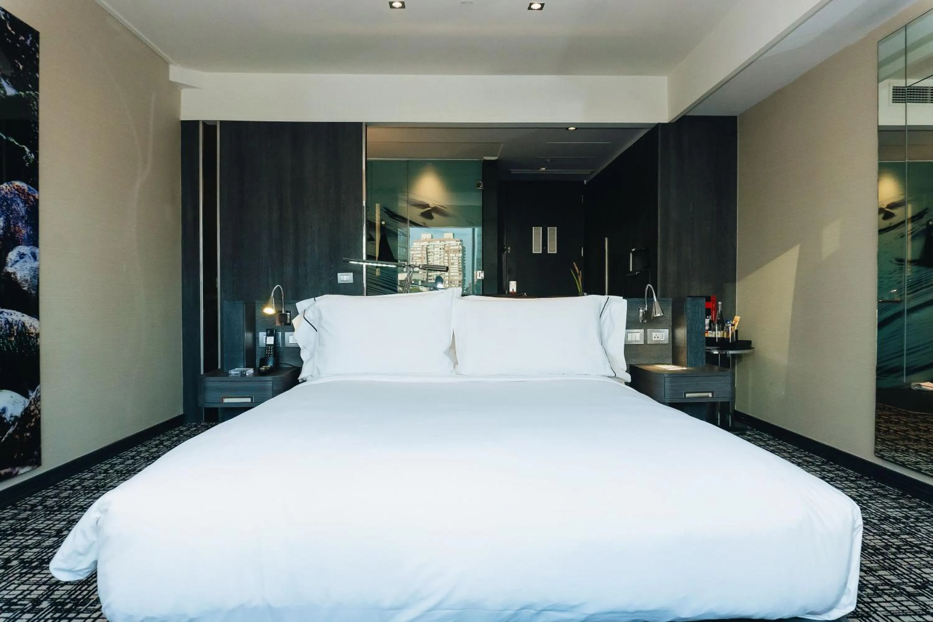 Bed in Renaissance Santiago by Marriott