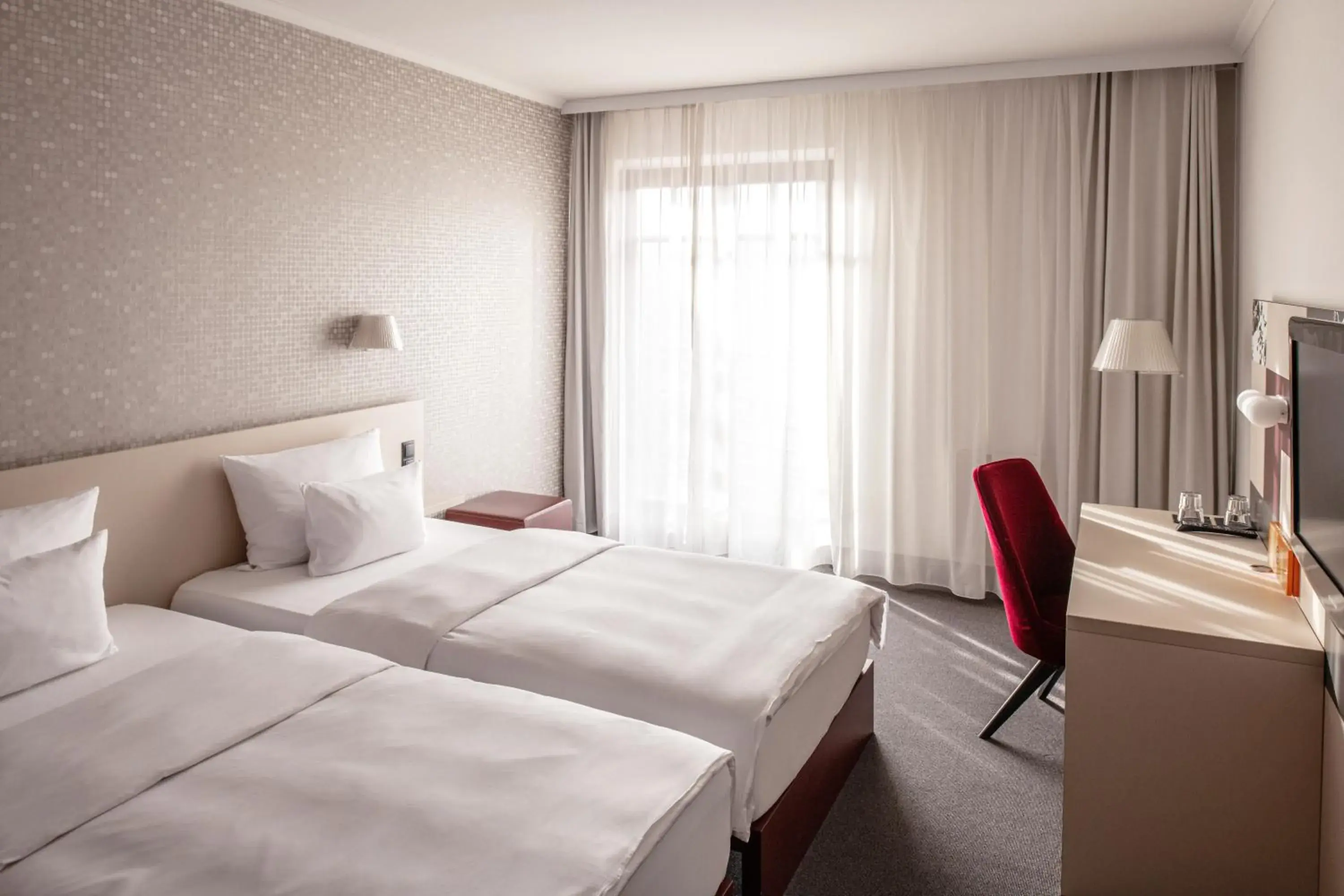 Bedroom, Bed in pentahotel Eisenach Bedroom, Bed in pentahotel Eisenach