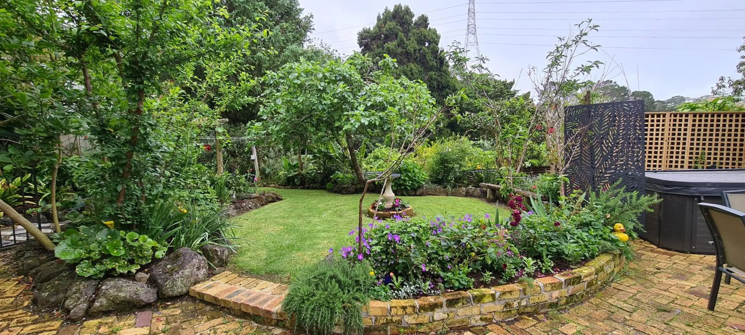 Garden view in Dovecote House