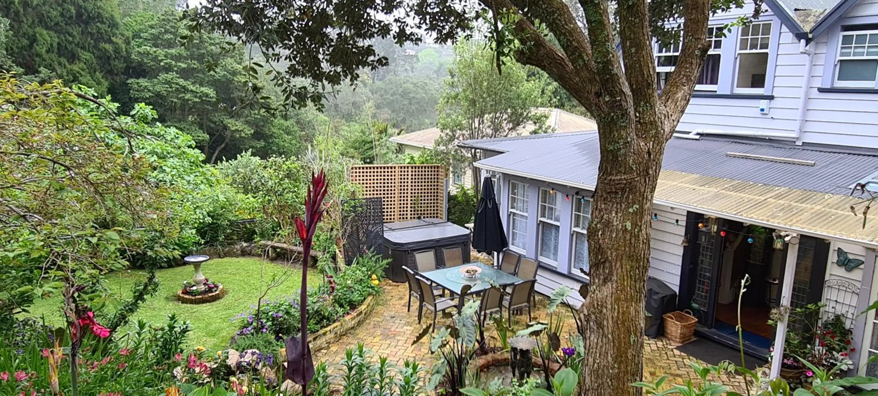 Bird's eye view in Dovecote House