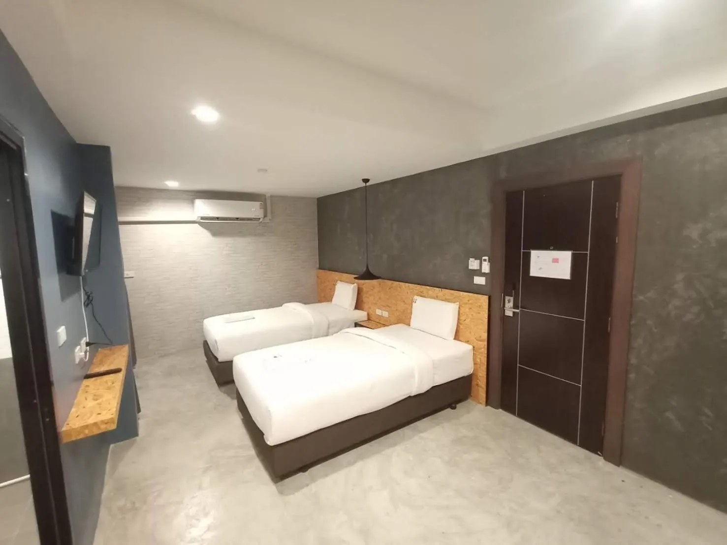 Bed in Modern Budget Hotel