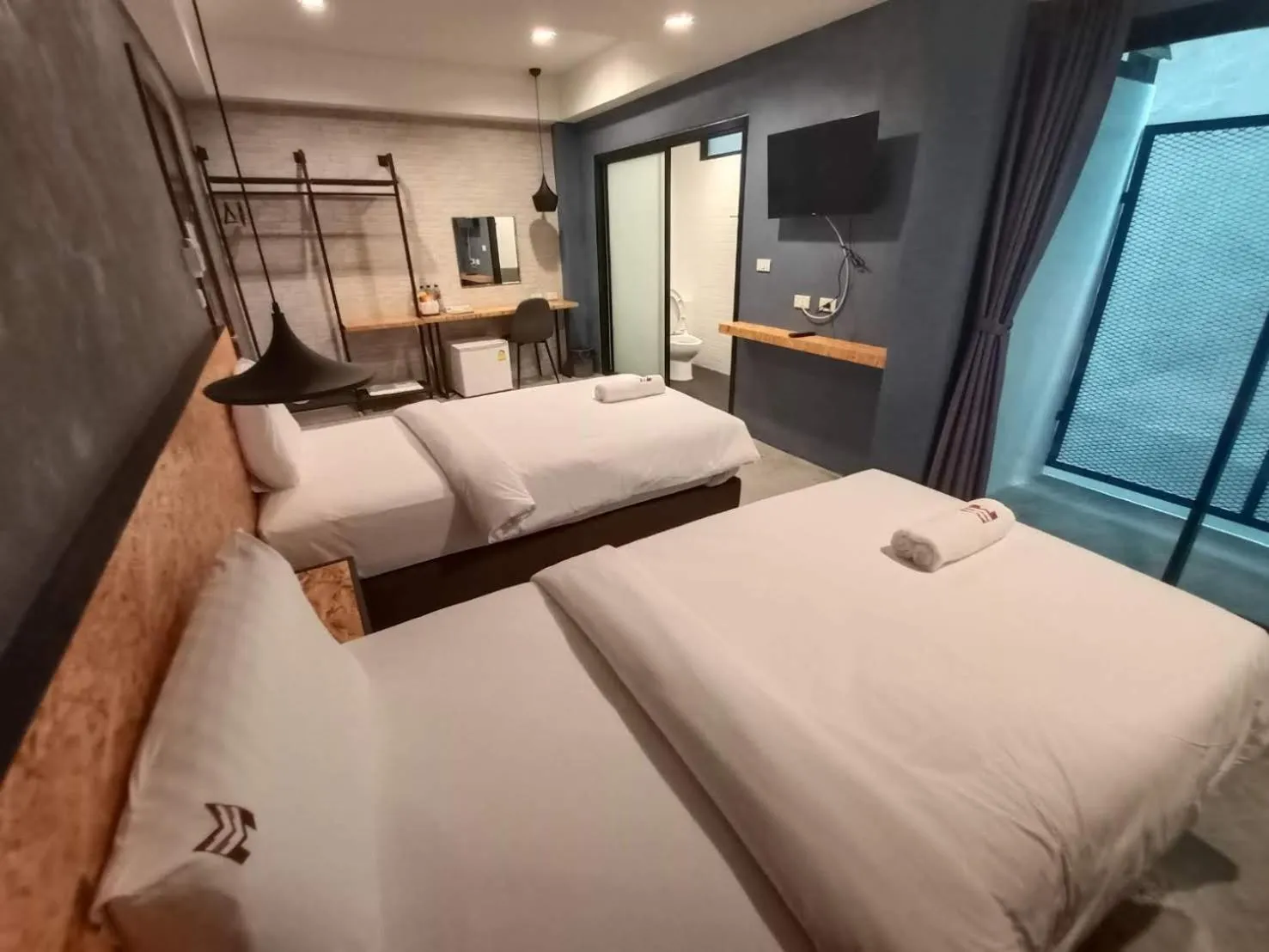 Bed in Modern Budget Hotel