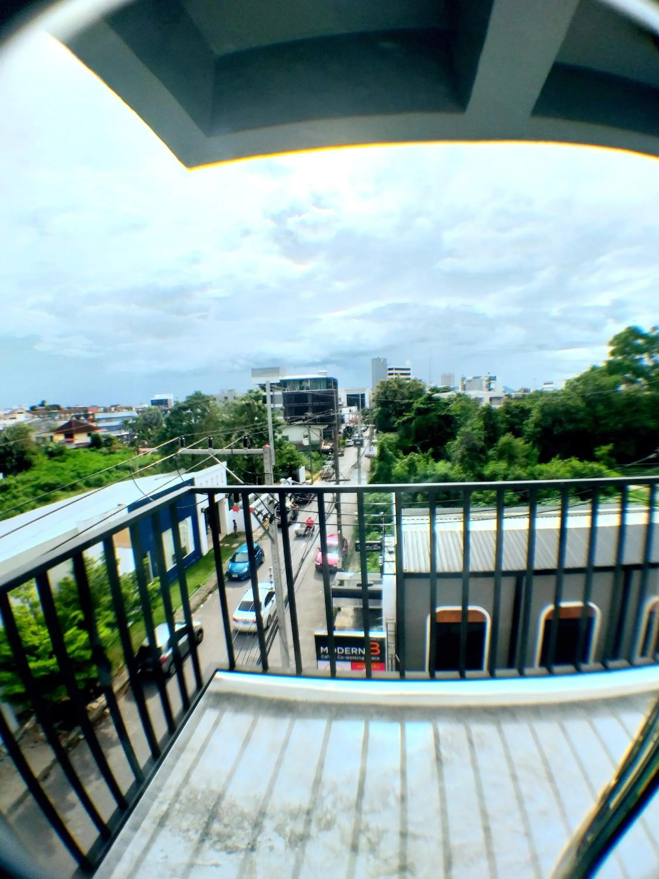 Balcony/Terrace in Modern Budget Hotel