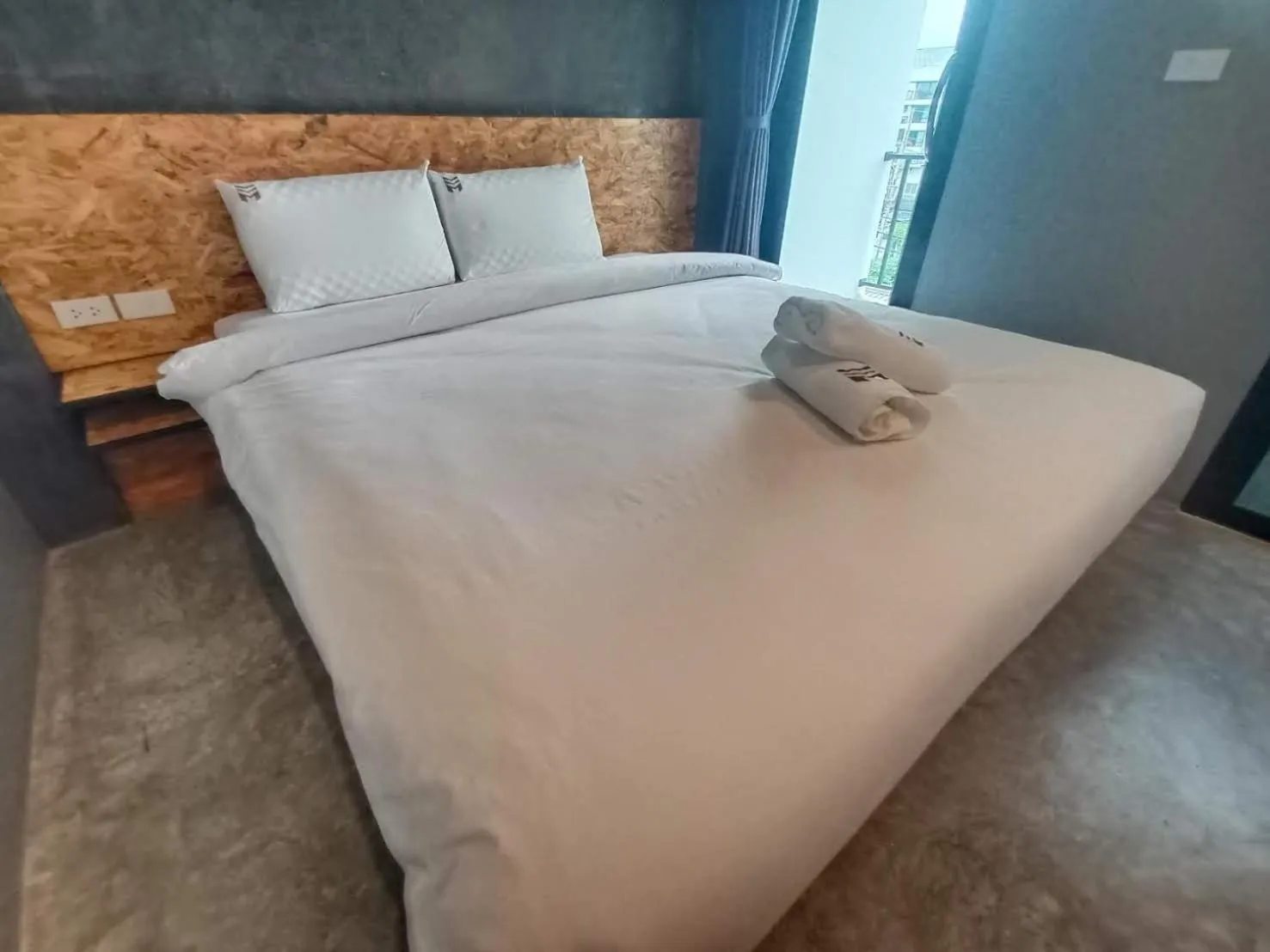 Bed in Modern Budget Hotel