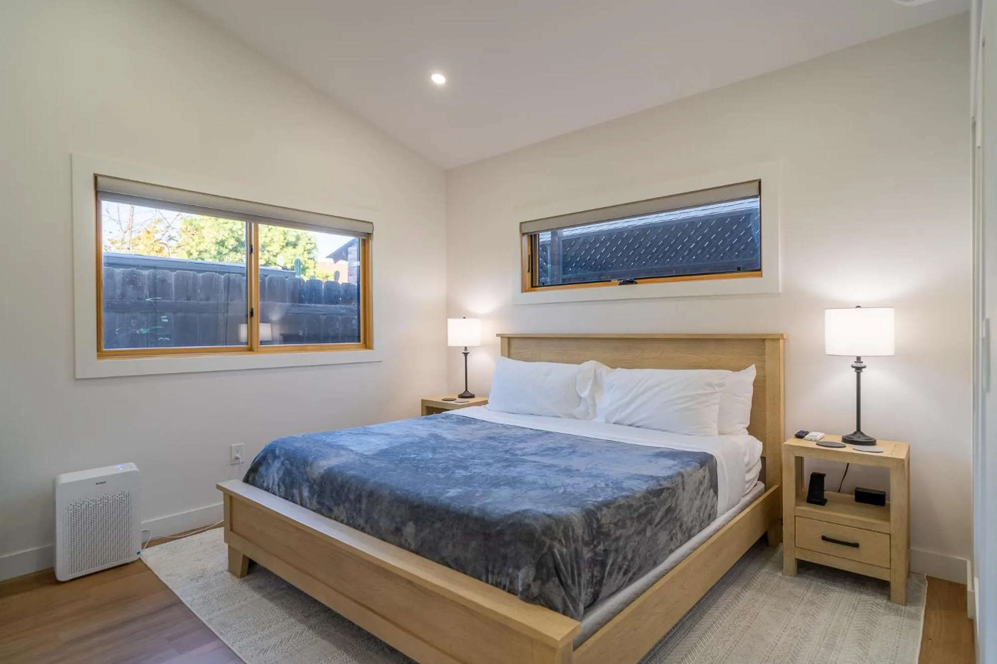 Bedroom, Bed in Fern House South Park Craftsman