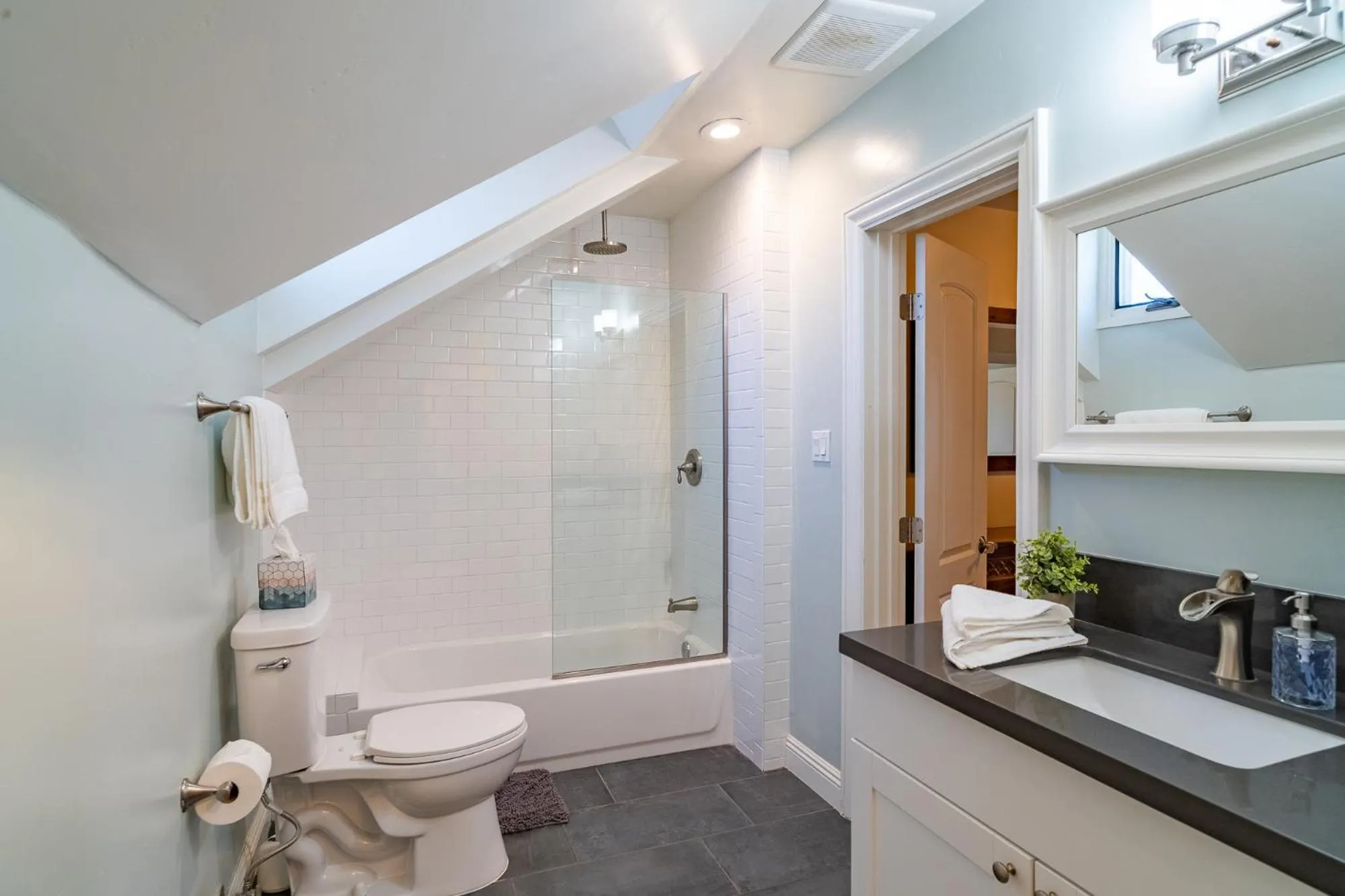 Shower in Fern House South Park Craftsman