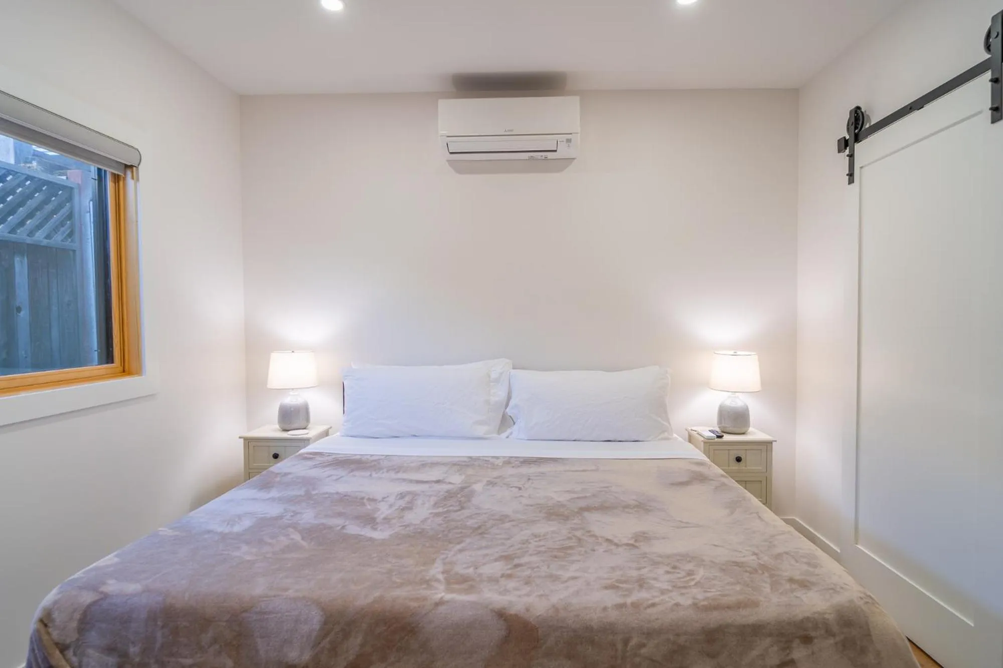 Bedroom, Bed in Fern House South Park Craftsman
