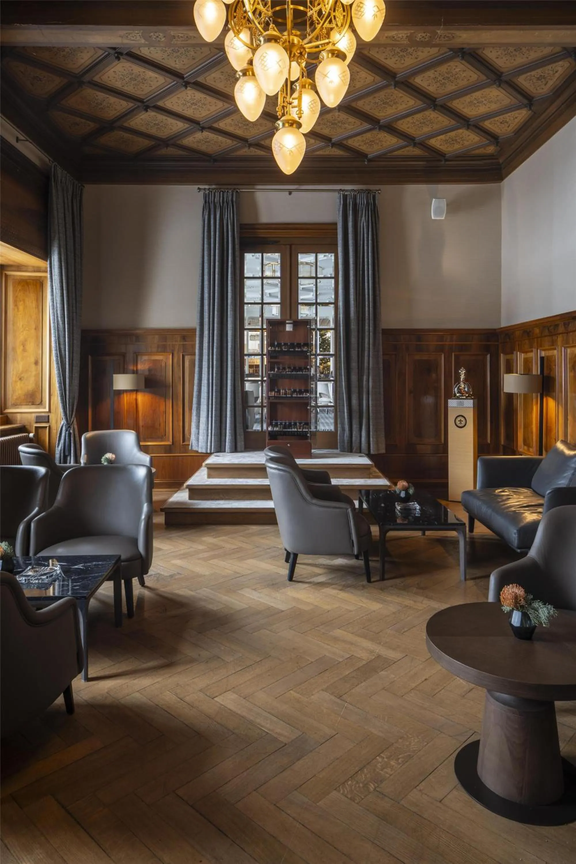 Lounge or bar in Grand Hotel des Bains Kempinski