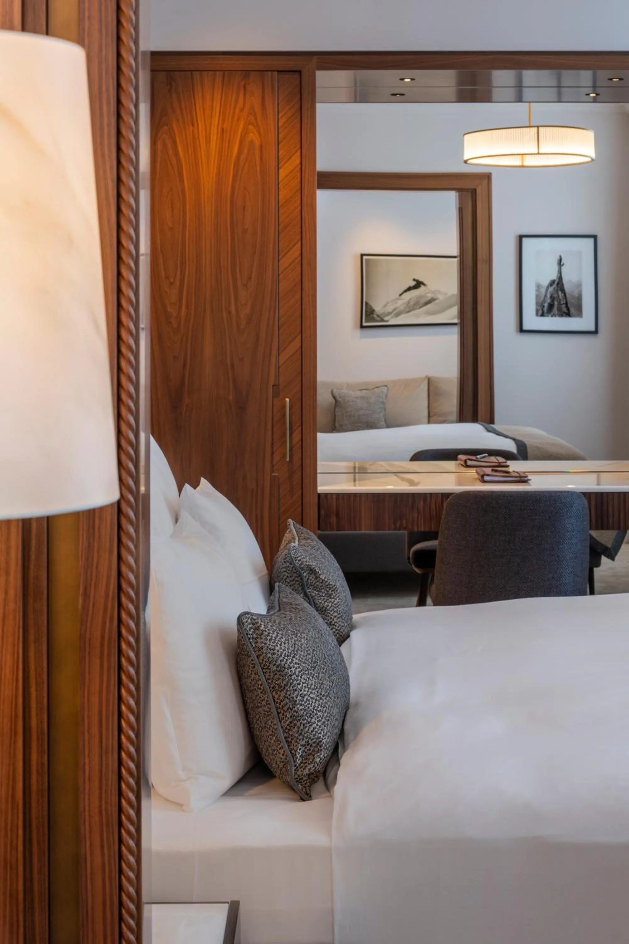 Bedroom, Bed in Grand Hotel des Bains Kempinski