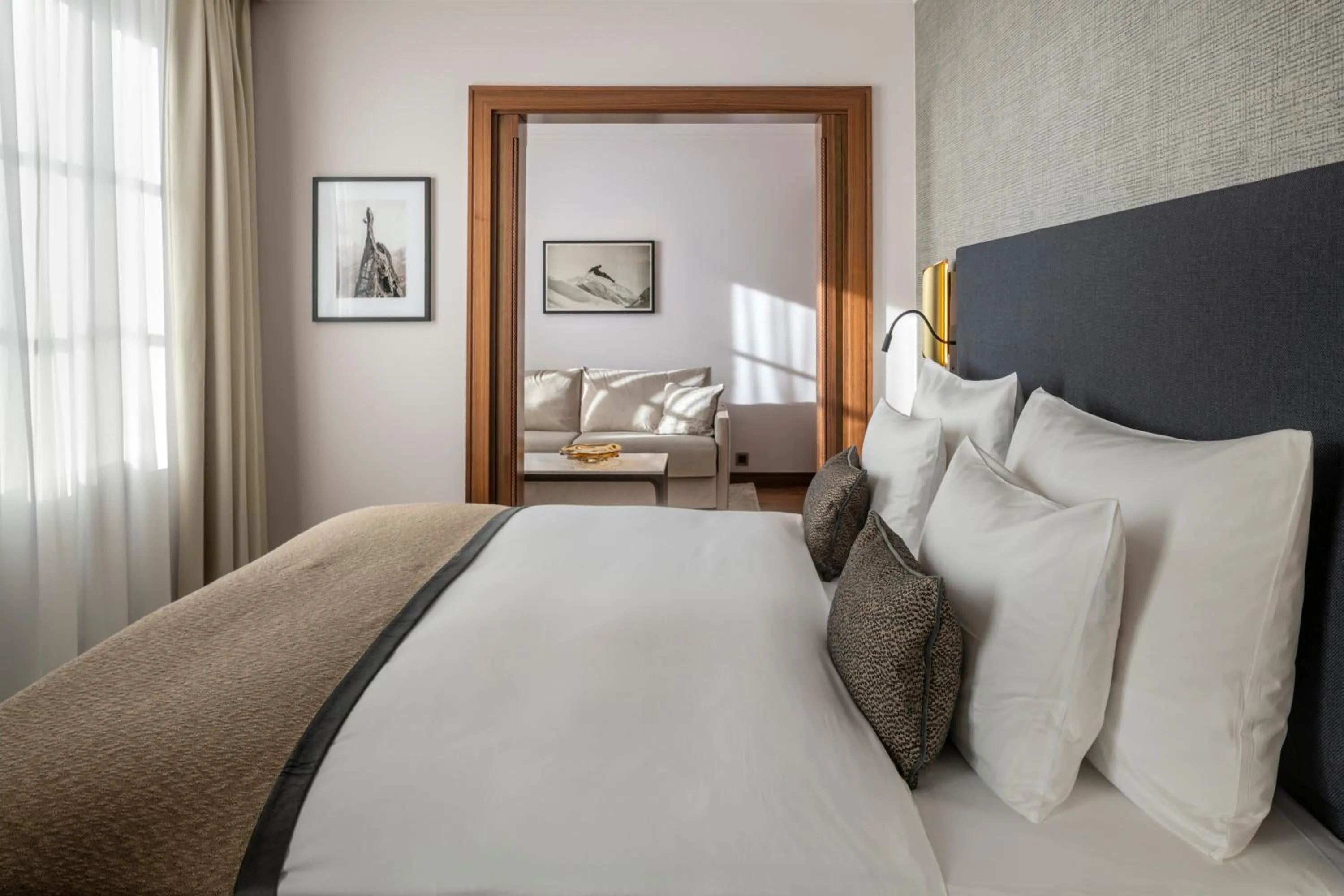 Bedroom, Bed in Grand Hotel des Bains Kempinski