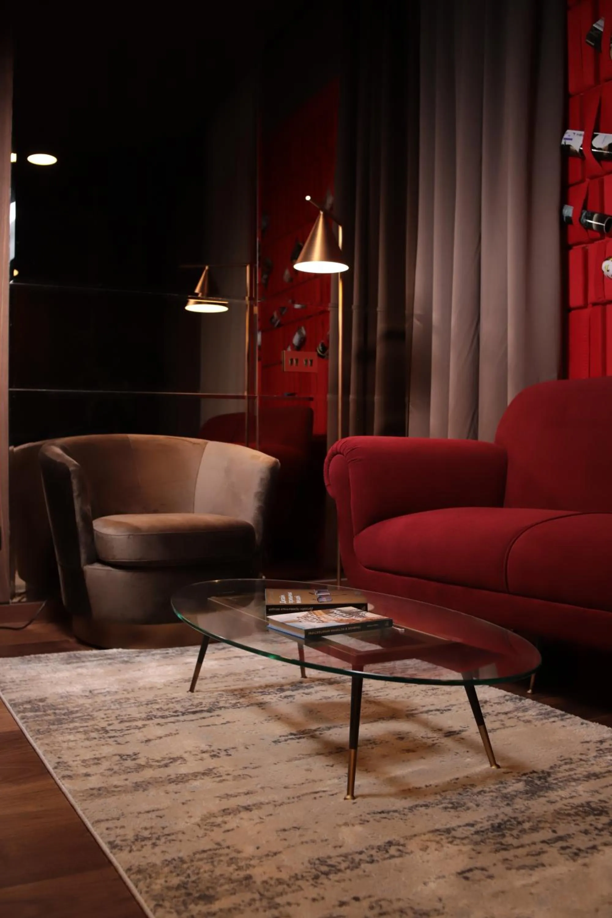 Living room in The Veil Hotel