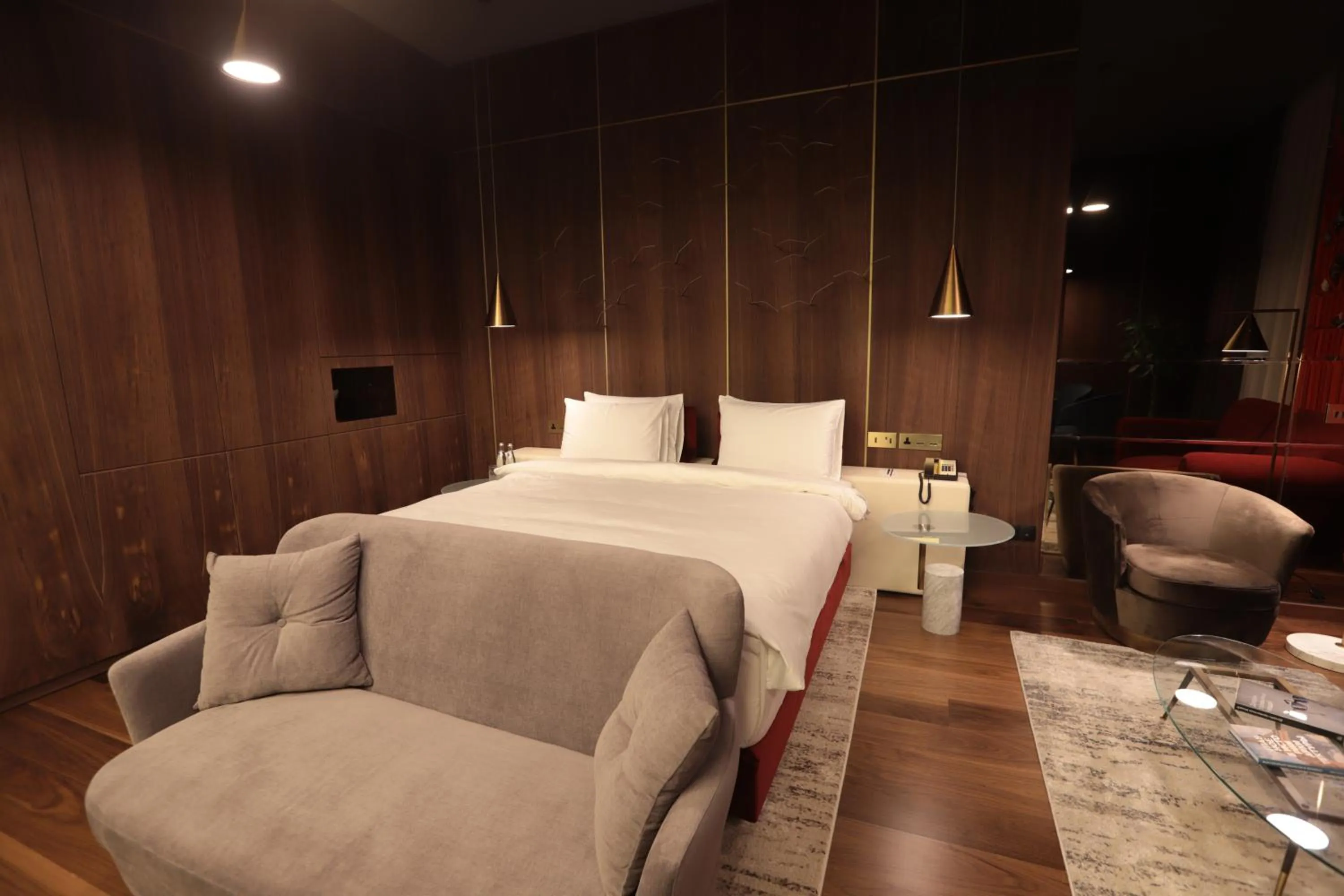 Photo of the whole room, Bed in The Veil Hotel