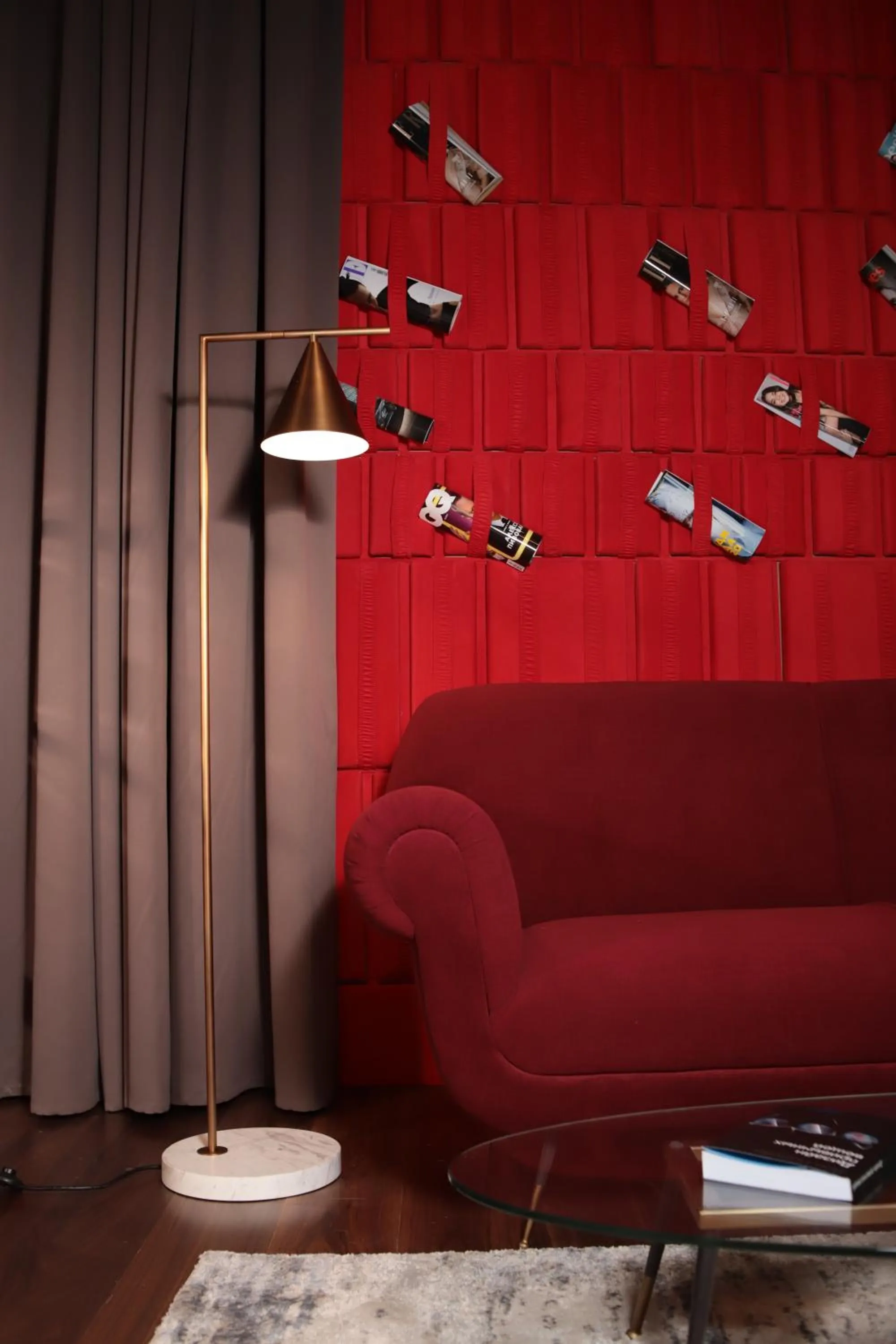 Living room in The Veil Hotel