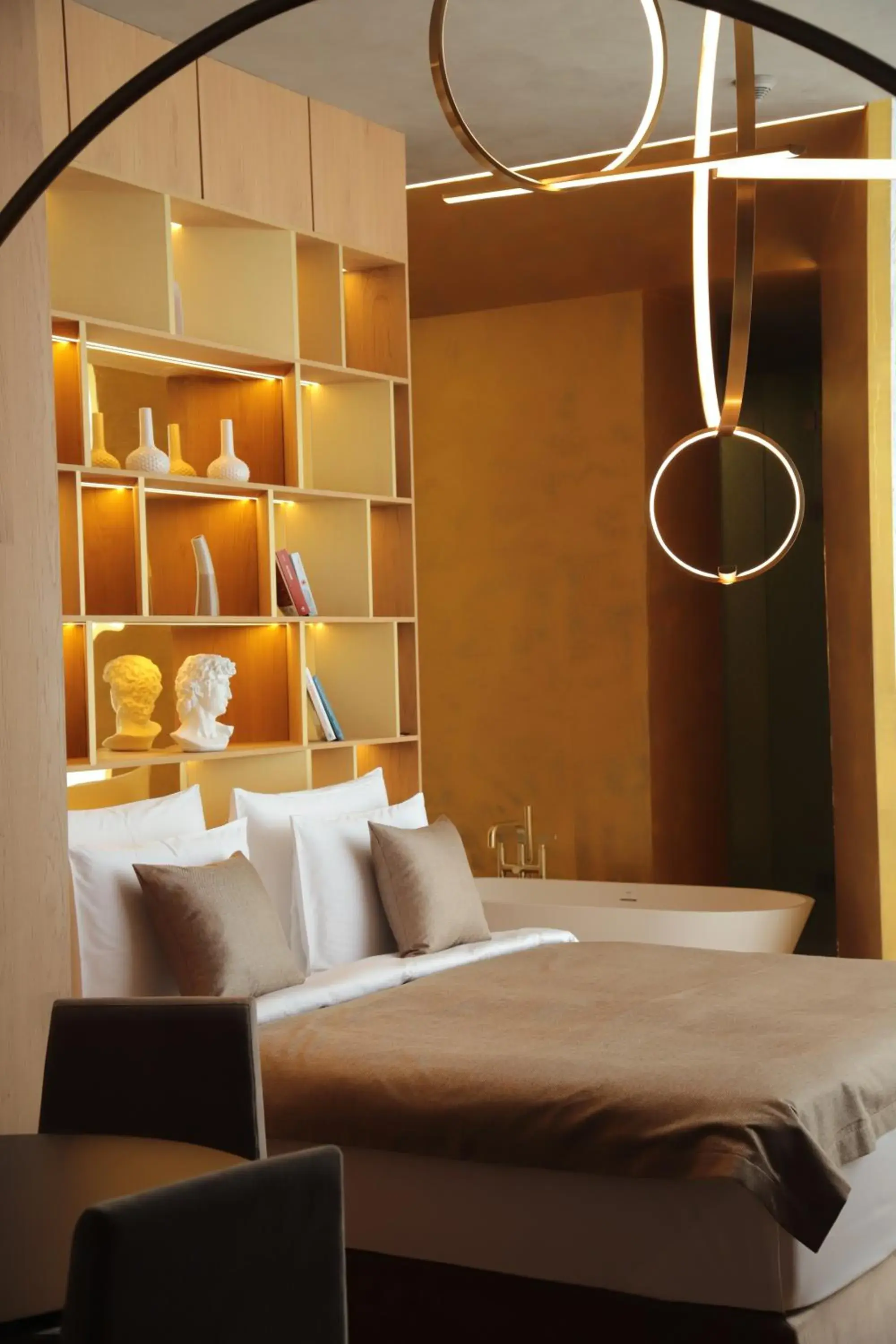 Bed in The Veil Hotel Bed in The Veil Hotel