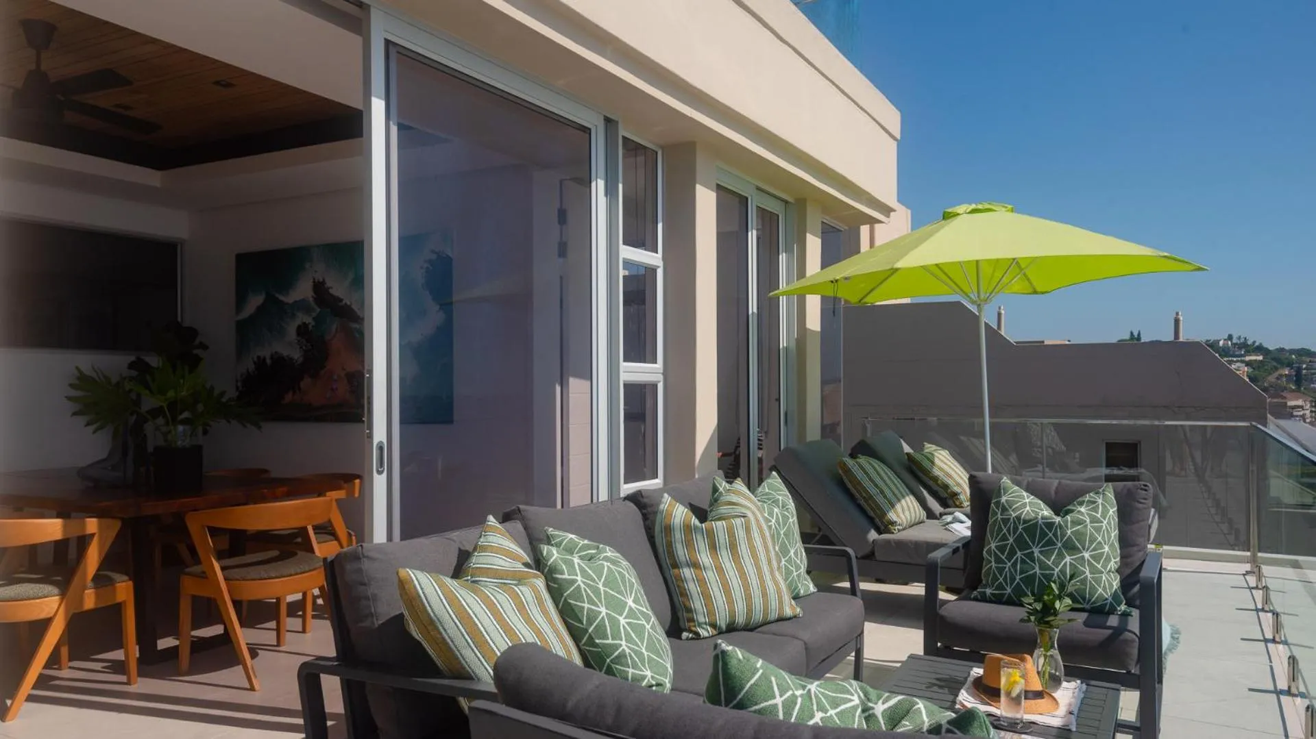 Patio in Ballito Sands Penthouses