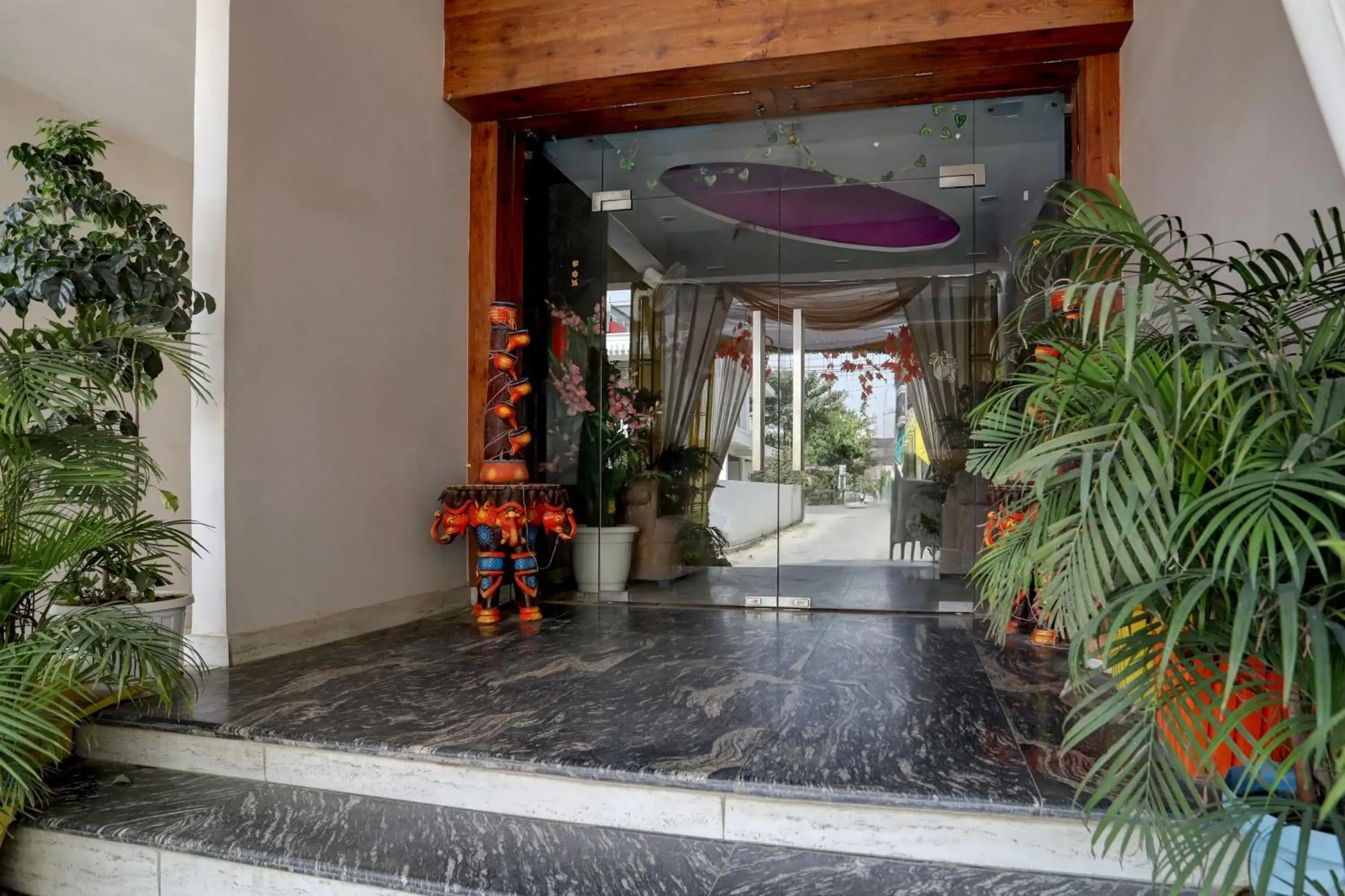 Facade/entrance in Super Townhouse Hyderabad Gate IIT BHU Formerly RK Heights Facade/entrance in Super Townhouse Hyderabad Gate IIT BHU Formerly RK Heights