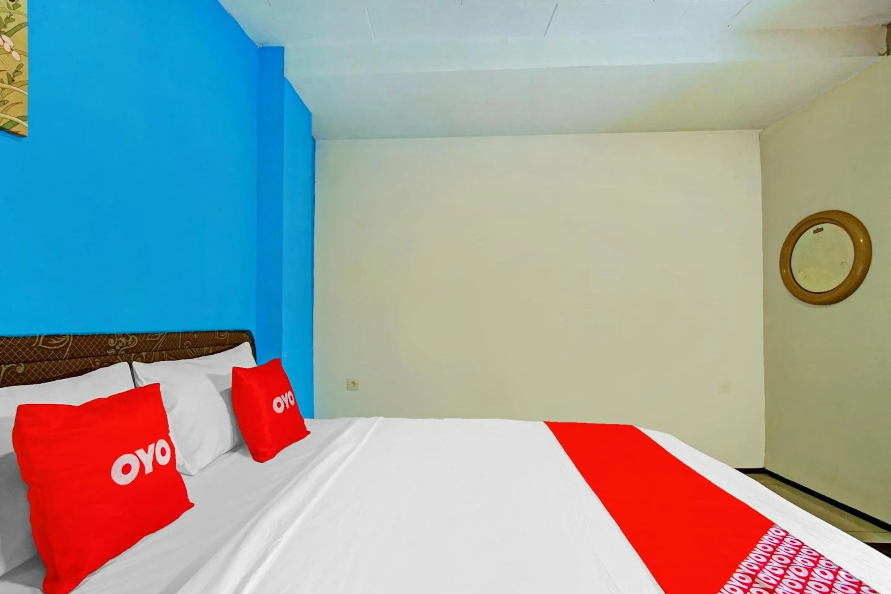 Bedroom, Bed in OYO Life 90071 Paralayang View
