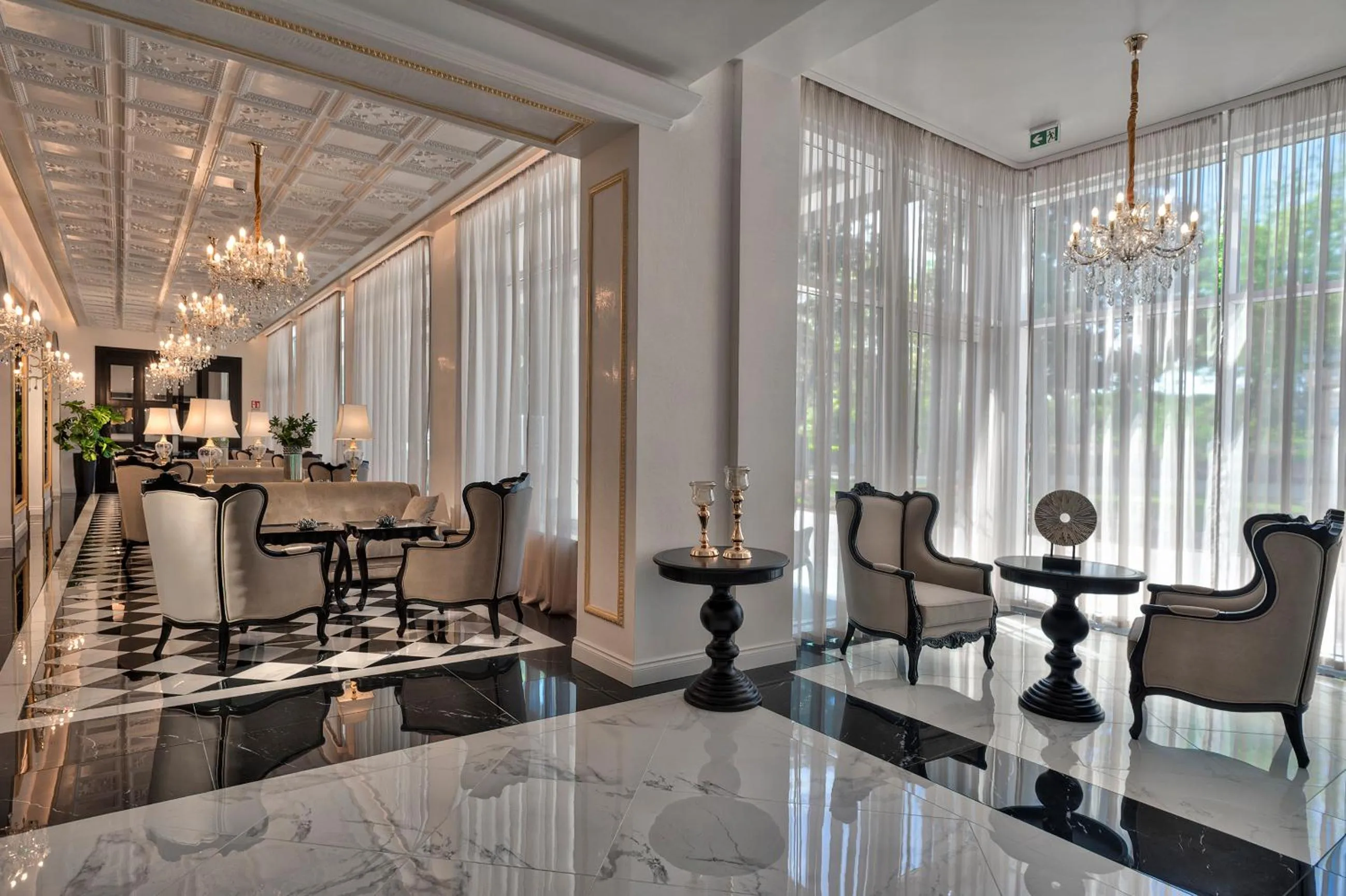 Living room in Hotel Premiere Abano