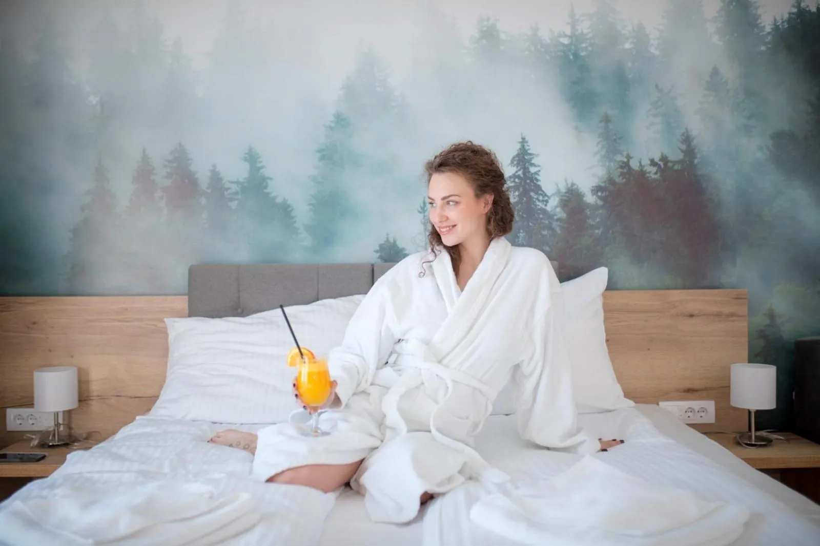 Bed in SREBRNA PLANINA Spa & Resort