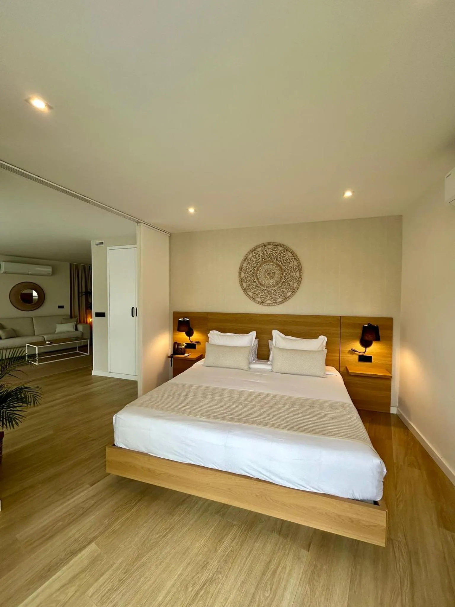 Bedroom, Bed in Hotel Emblemático Hi Suites